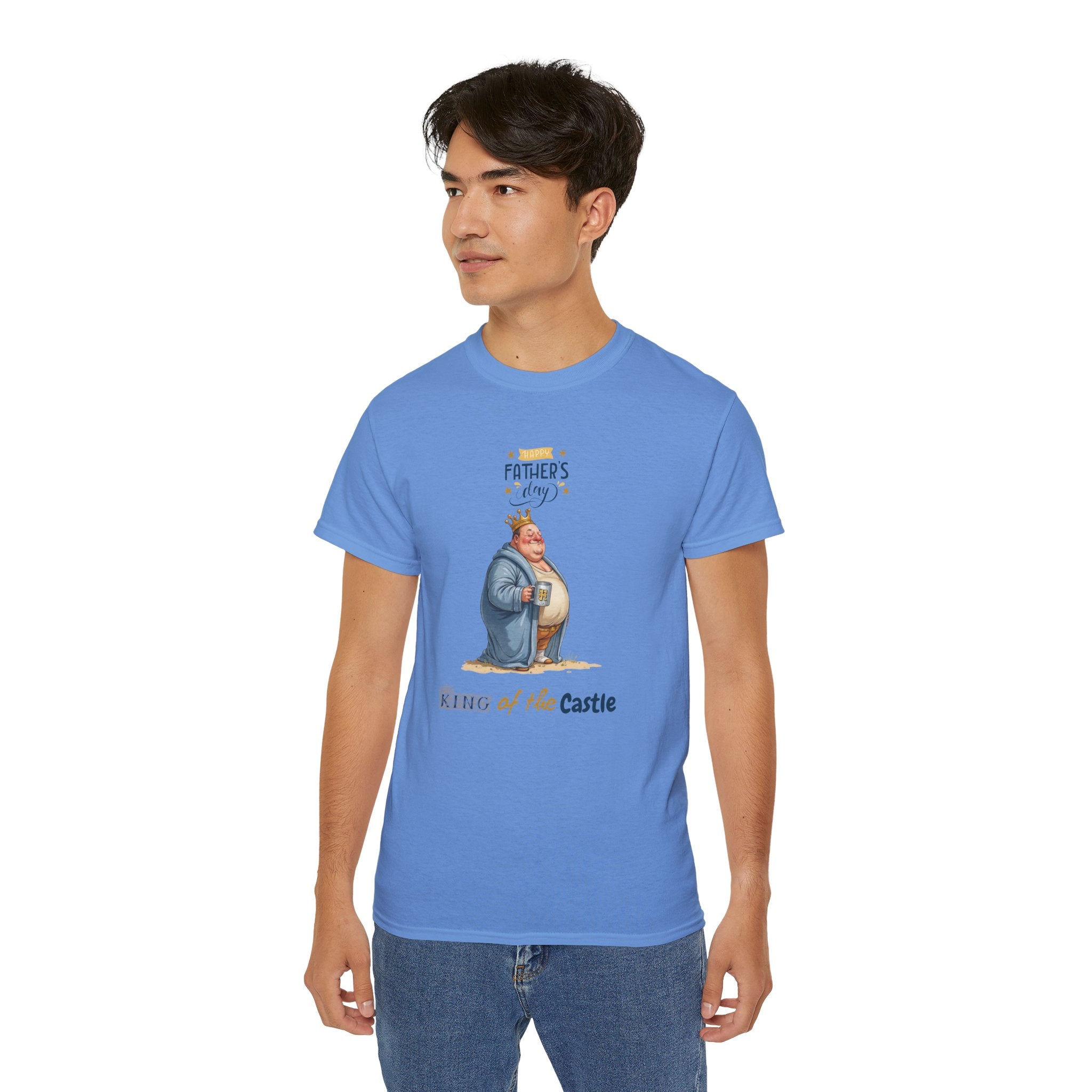 Father's Day King of the Castle Tee, Unisex Cotton T-Shirt