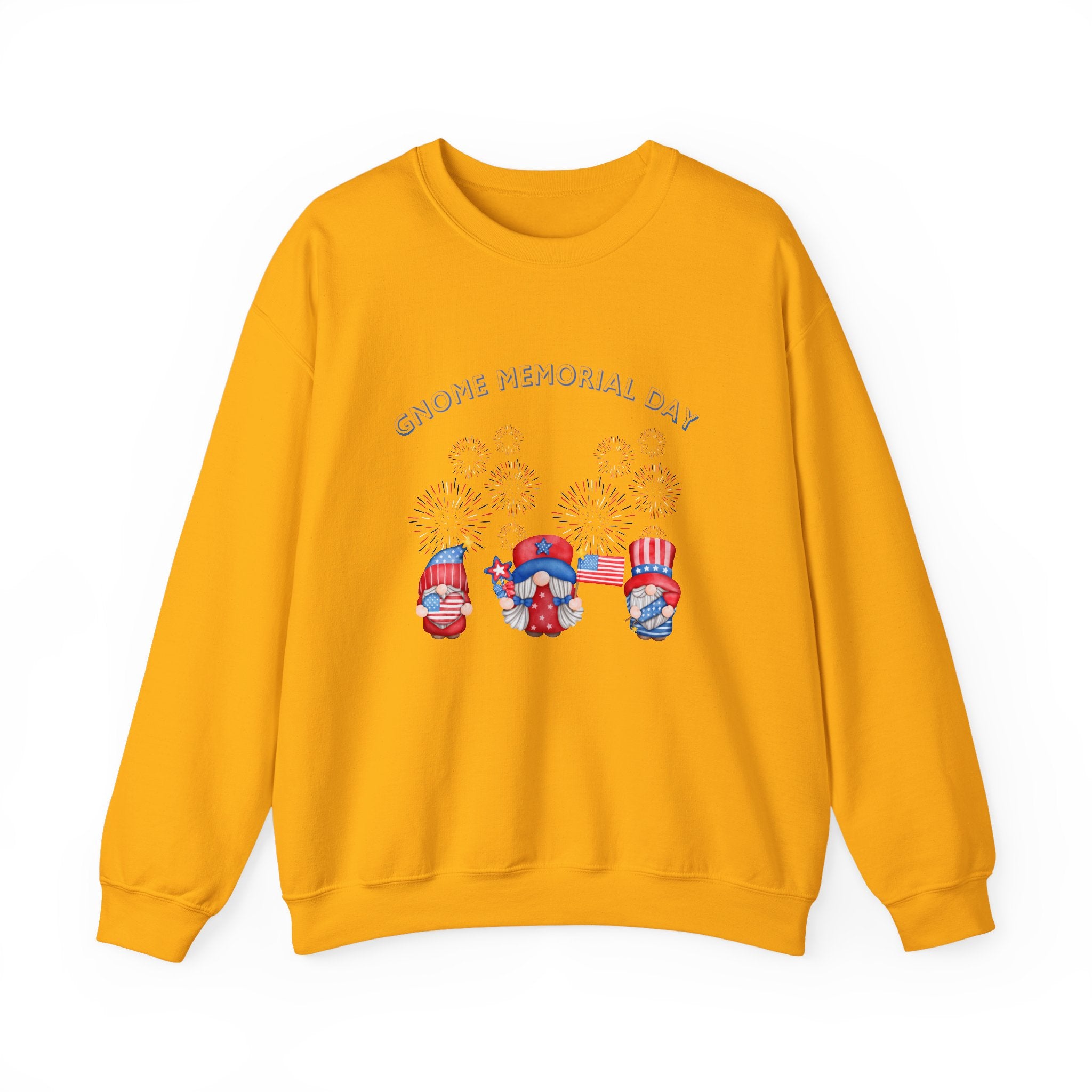 Gnome Memorial Day  Sweatshirt, Unisex Crewneck