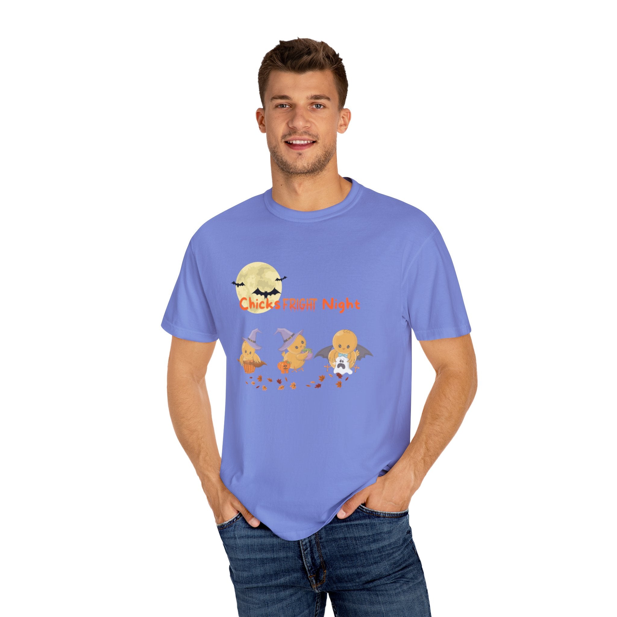 Chicks Fright Night Unisex Garment-Dyed T-shirt