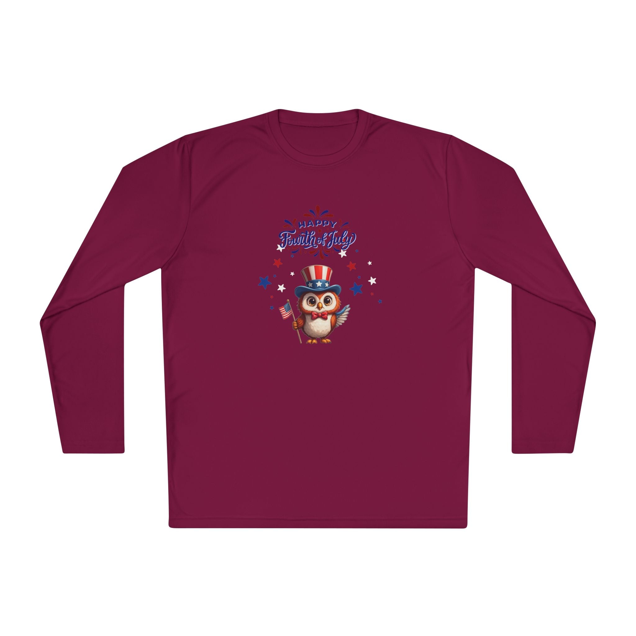 American Eagle Happy 4th of July Unisex Lightweight Sleeve Tee