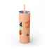 Trick or Treat Skinny Tumbler with Straw, 20oz
