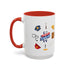 Happy Labor Day Wishes Accent Coffee Mug (11, 15oz)