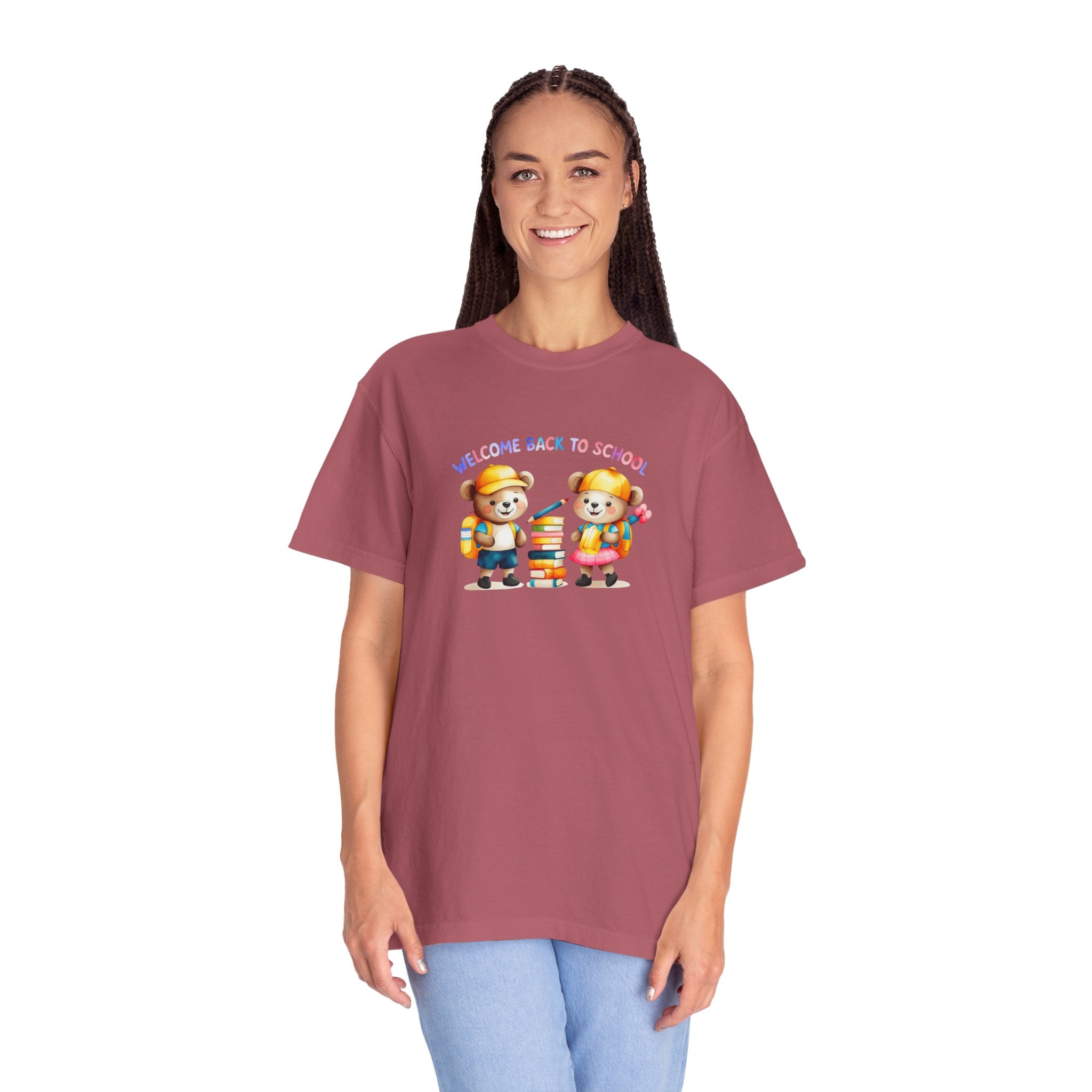 Welcome Back to School Unisex Garment-Dyed T-Shirt