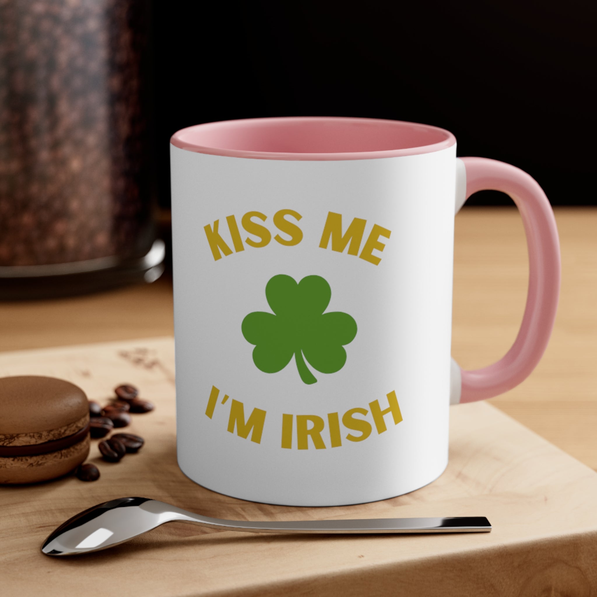 Kiss Me I'm Irish Accent Coffee Mug, 11oz