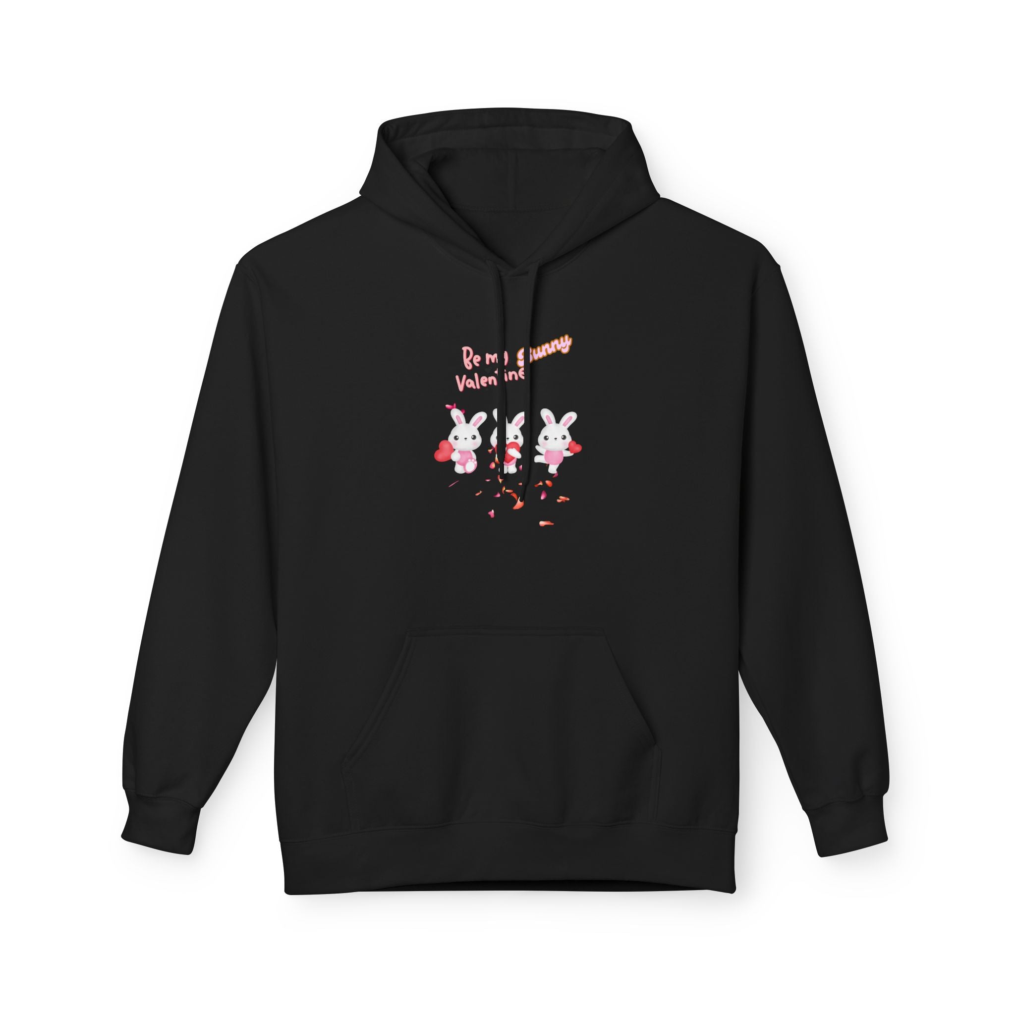 My Bunny Valentine Unisex Midweight Softstyle Fleece Hoodie