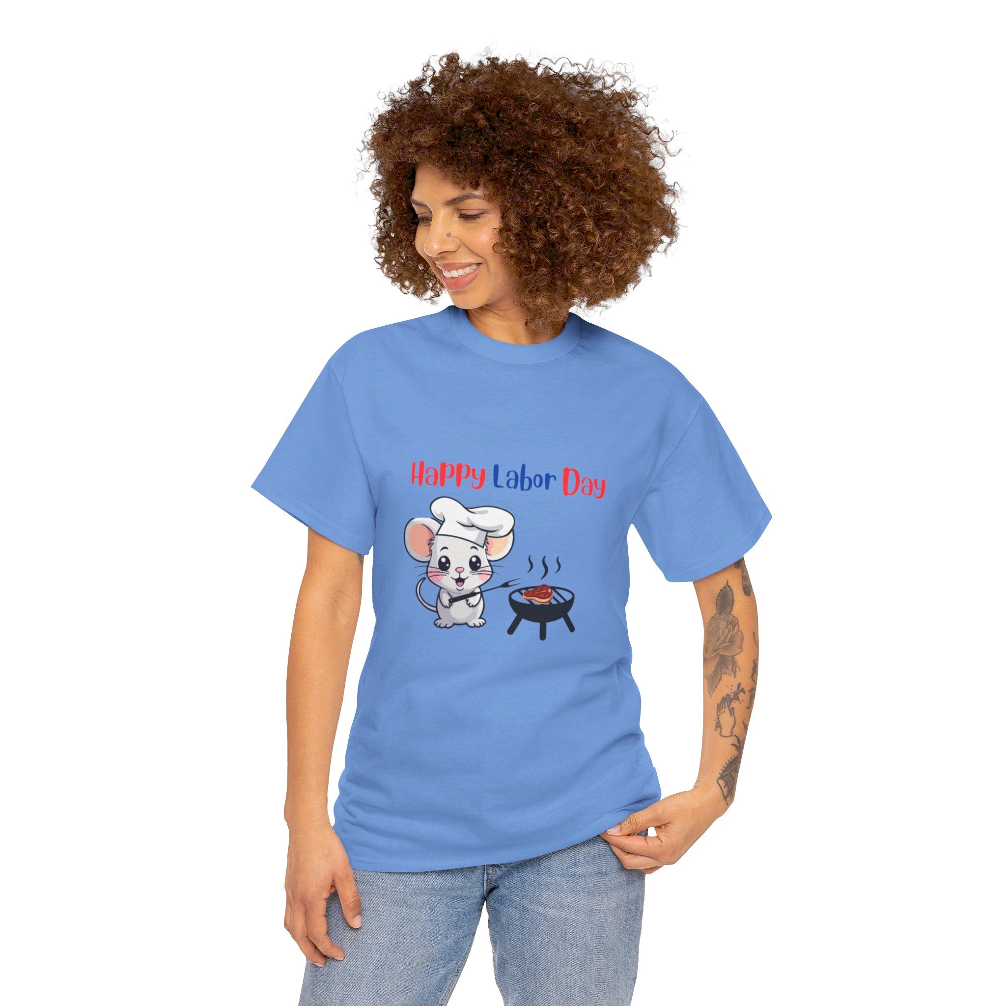 Labor Day Cookout Unisex Heavy Cotton Tee