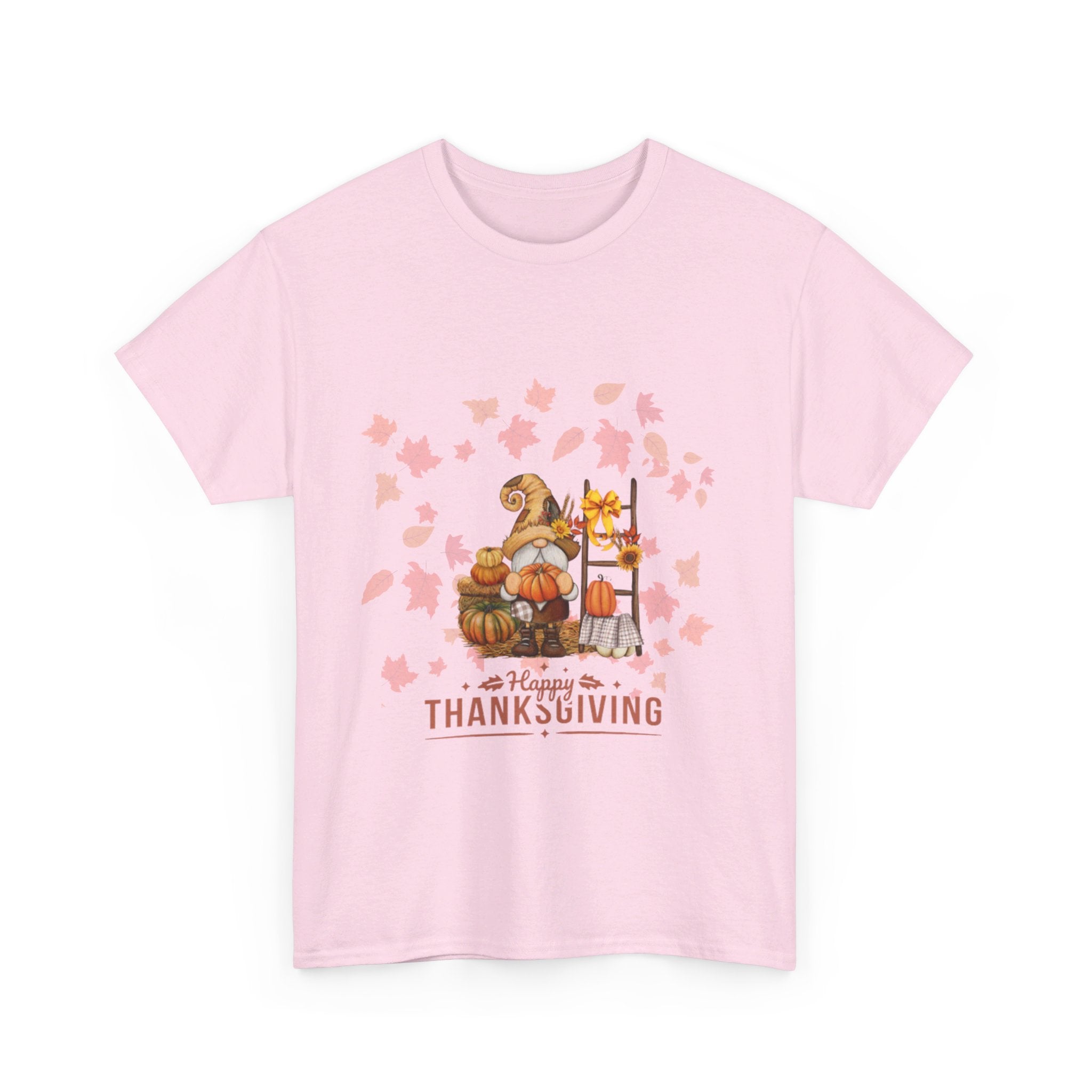 Gnome Happy Thanksgiving Unisex Heavy Cotton Tee