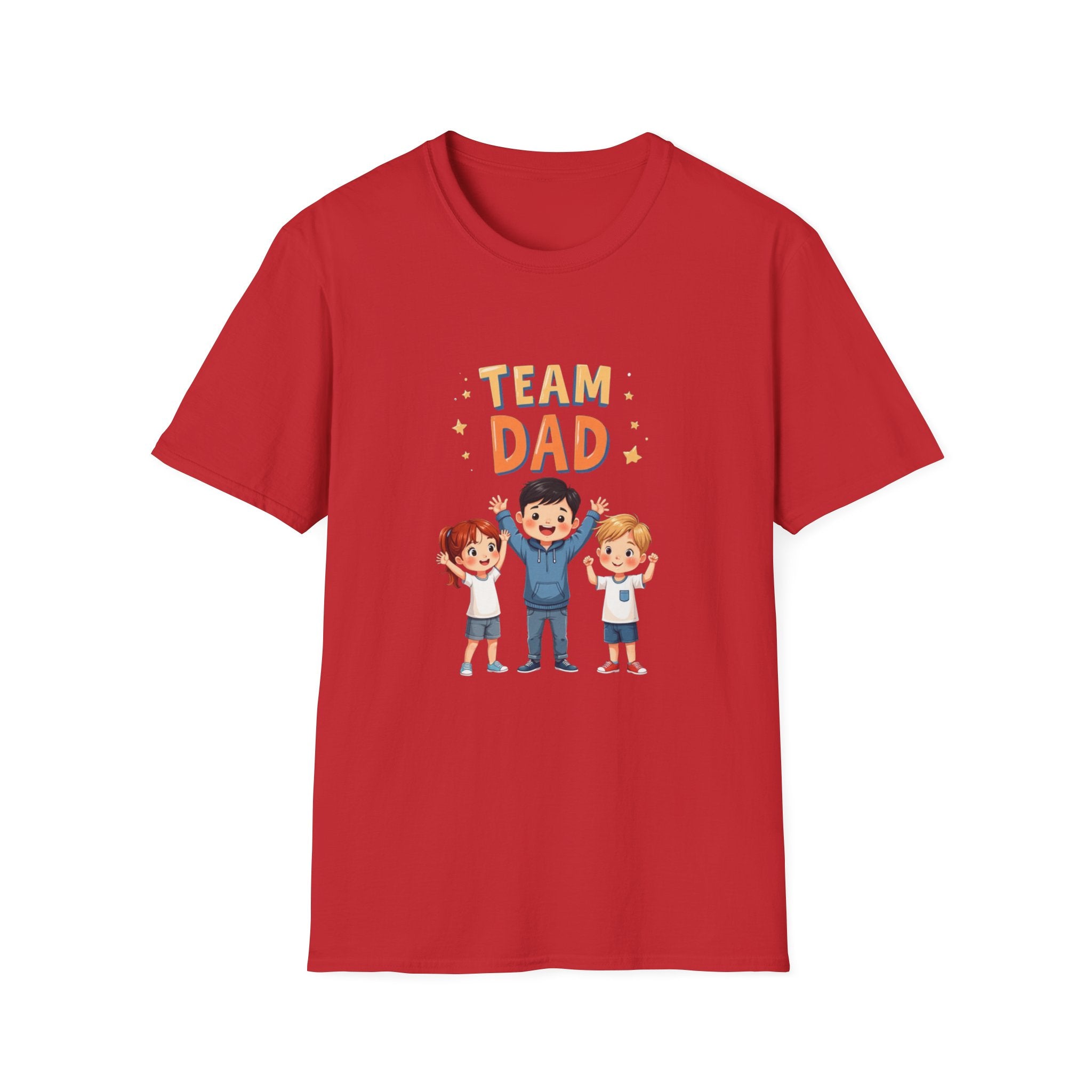 Team Dad Unisex Softstyle T-Shirt, Father's Day Gift, Family Tee, Dad Shirt, Great for Celebrations, Fun Casual Wear