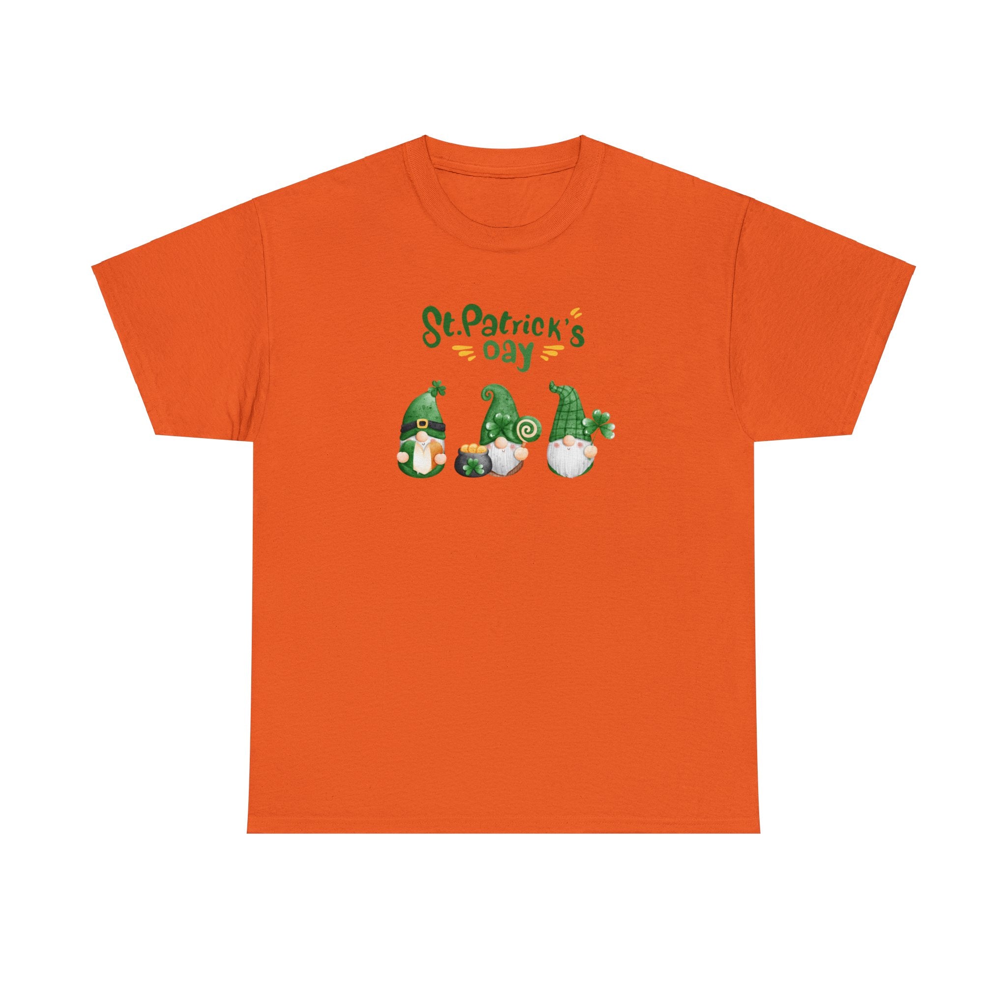 St. Patty's Day Gnome Unisex Heavy Cotton Tee