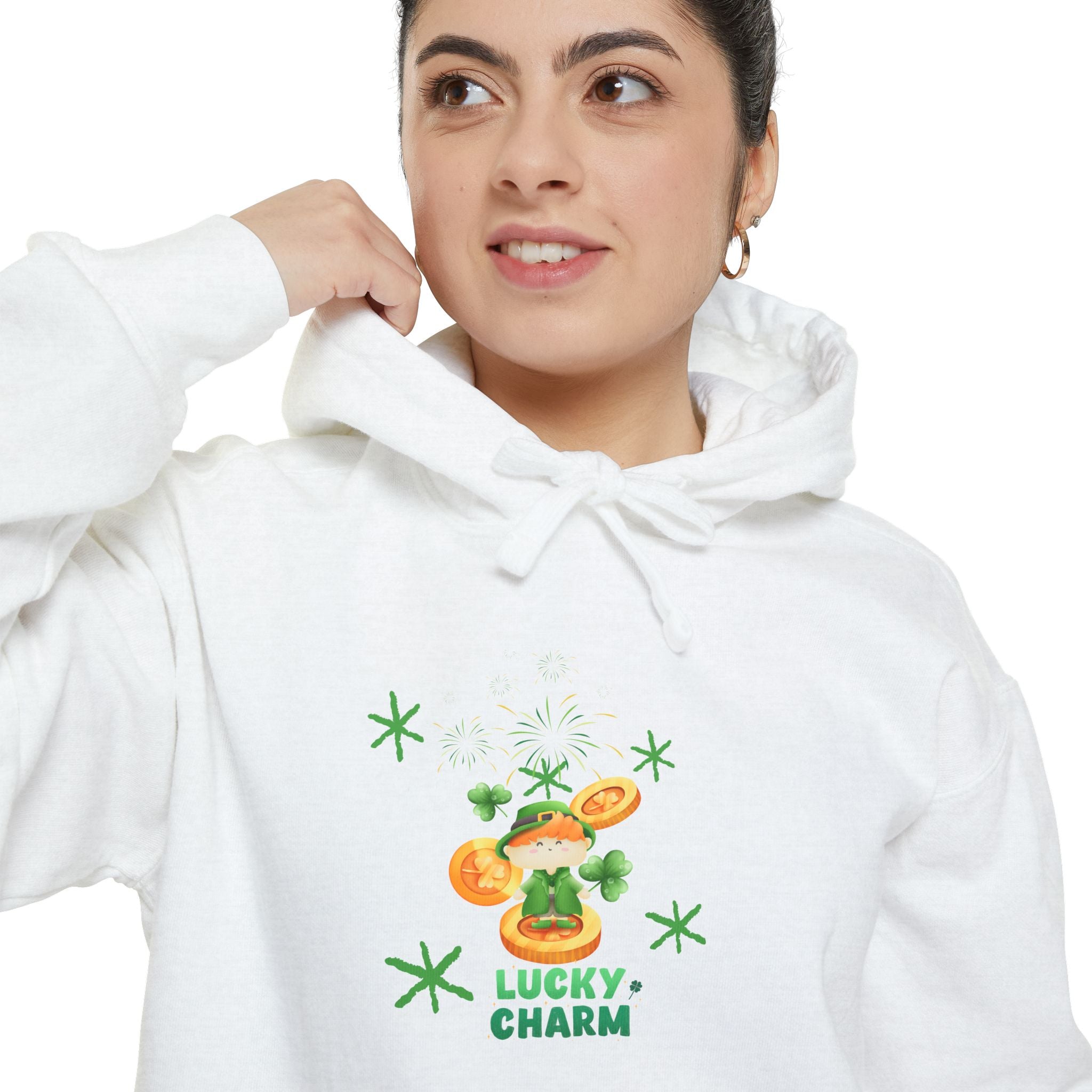 Lucky Charm Unisex Garment-Dyed Hoodie