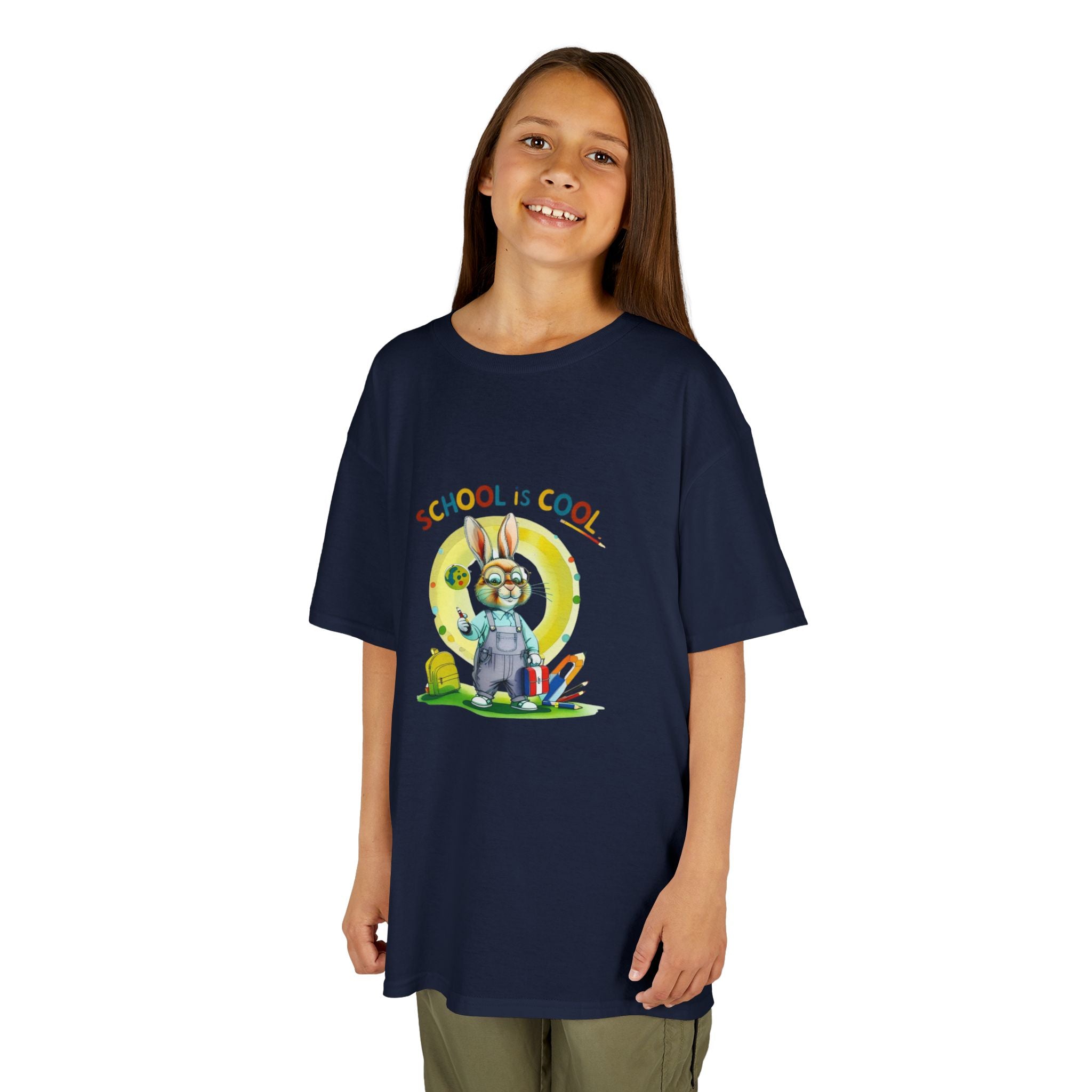 School is Cool Kids Heavy Cotton Tee