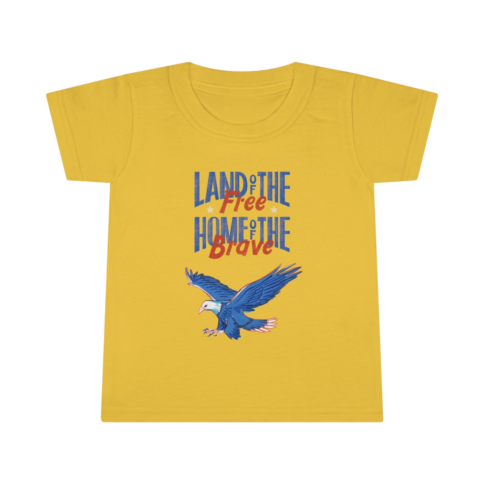 Land Of The Free Home Of The Brave Toddler T-shirt