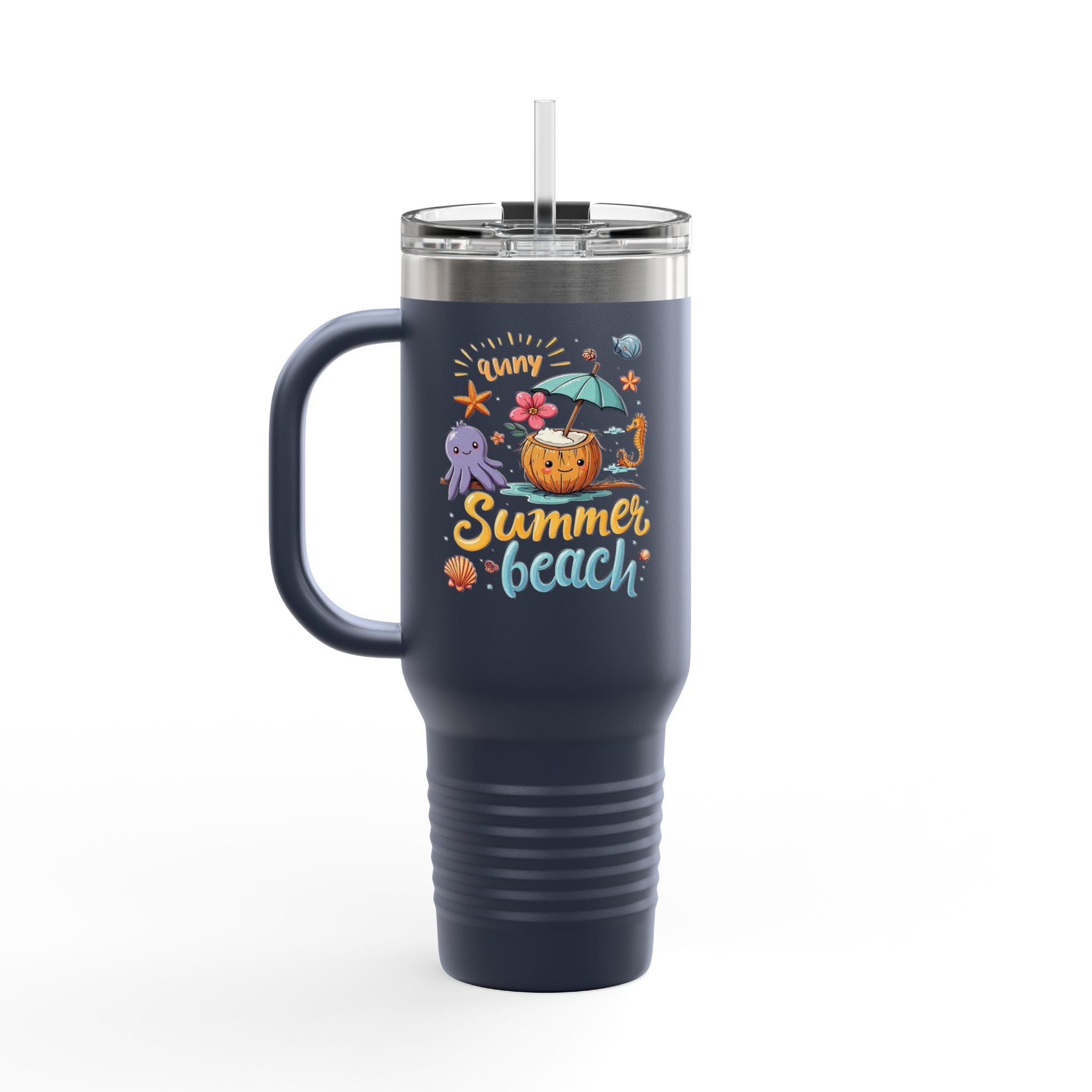 Sunny Summer Insulated Travel Mug  40oz