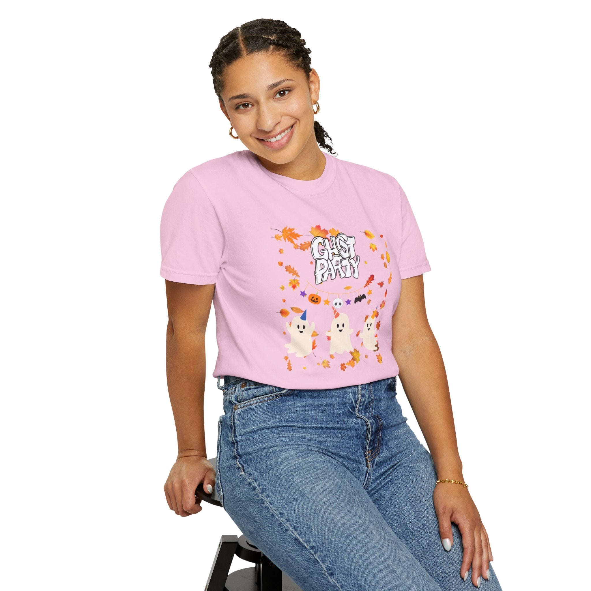 Ghost Party Unisex Garment-Dyed T-shirt