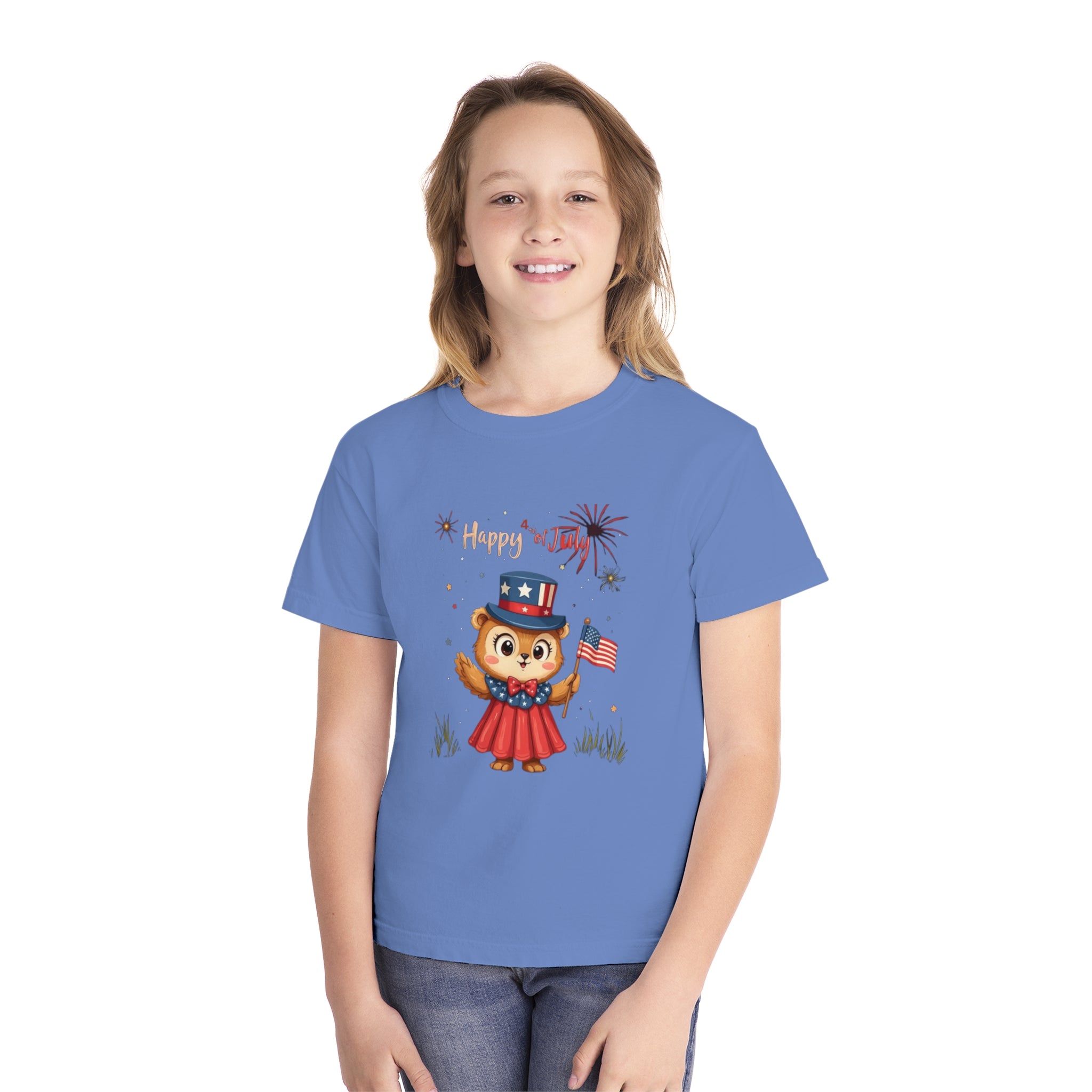 Happy Independence Day Youth Midweight Tee