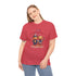 Happy 4th of July Teddy Bear Couple Unisex Heavy Cotton Tee