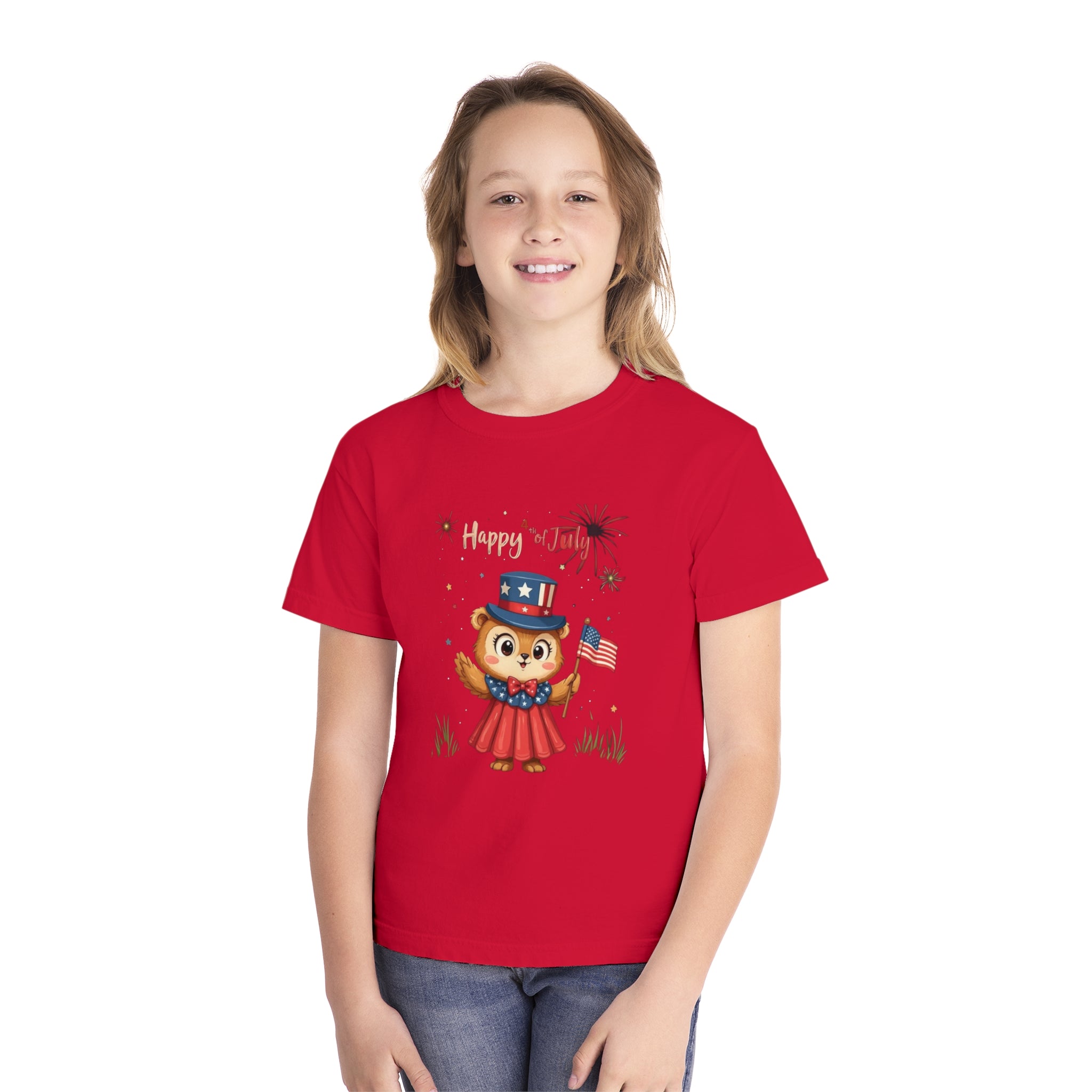 Happy Independence Day Youth Midweight Tee