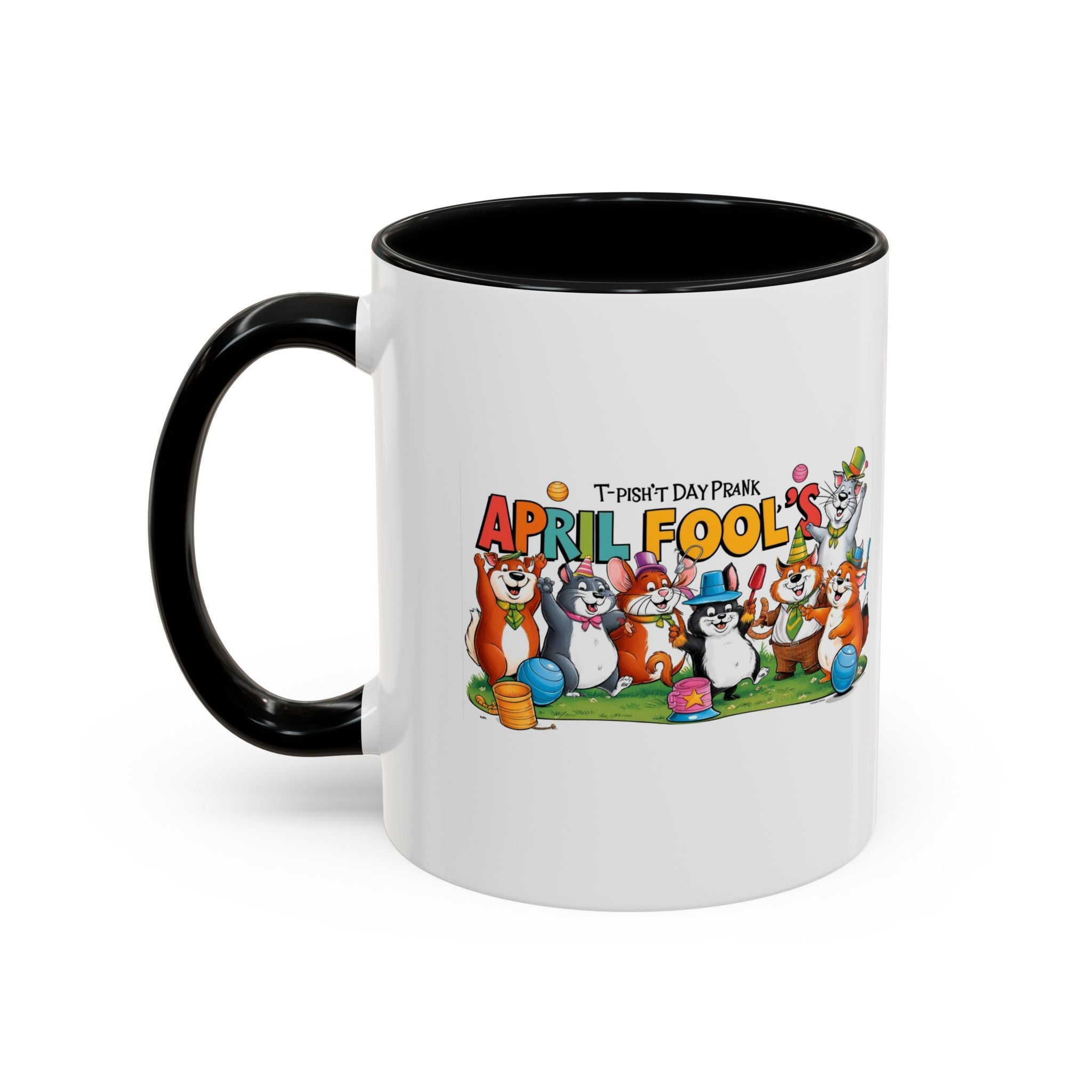 T-Pish'-T Day Prank Accent Coffee Mug
