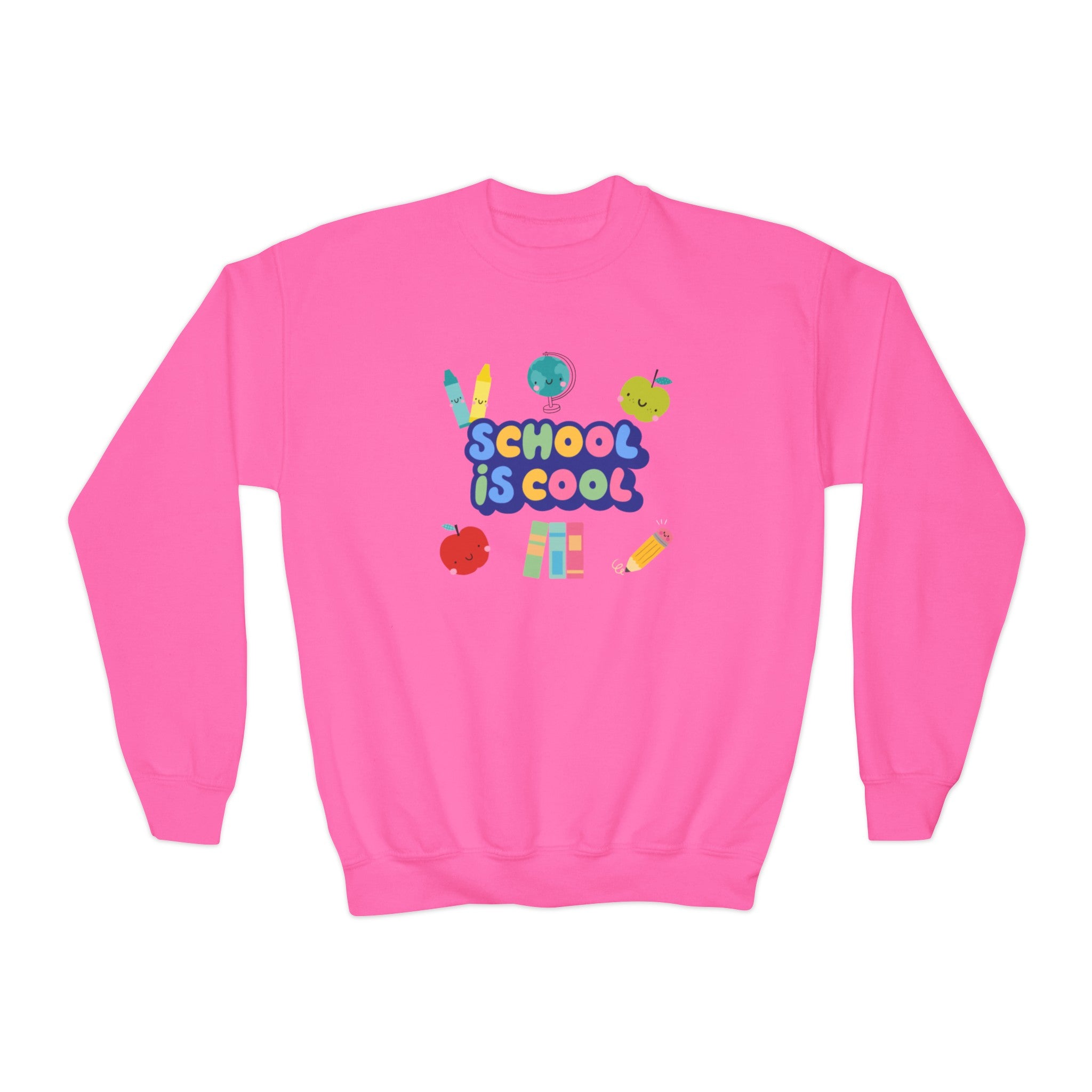 School Is Cool Youth Crewneck Sweatshirt