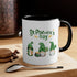 St Patty's Day Gnome Accent Coffee Mug, 11oz