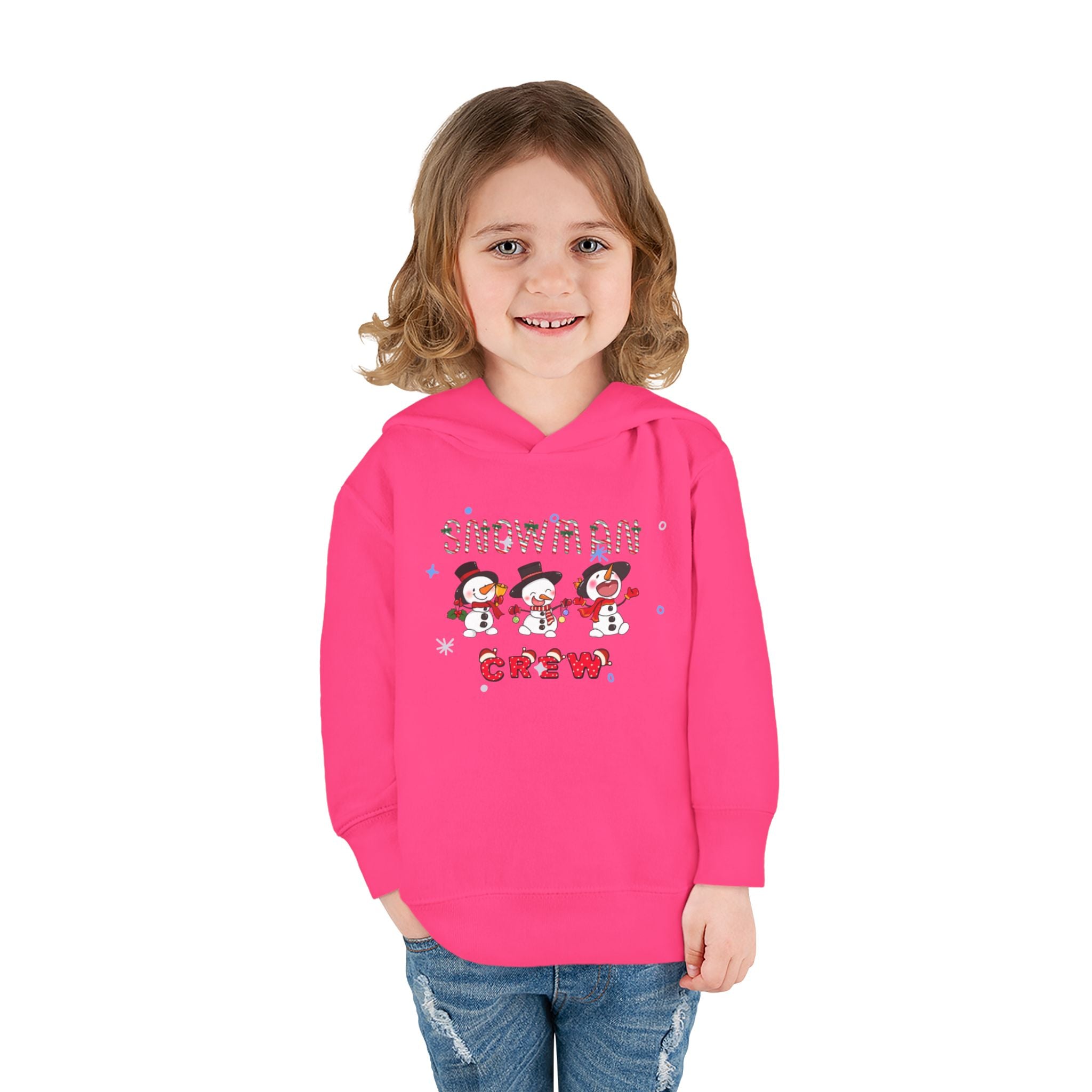 Snowman Crew Toddler Pullover Fleece Hoodie