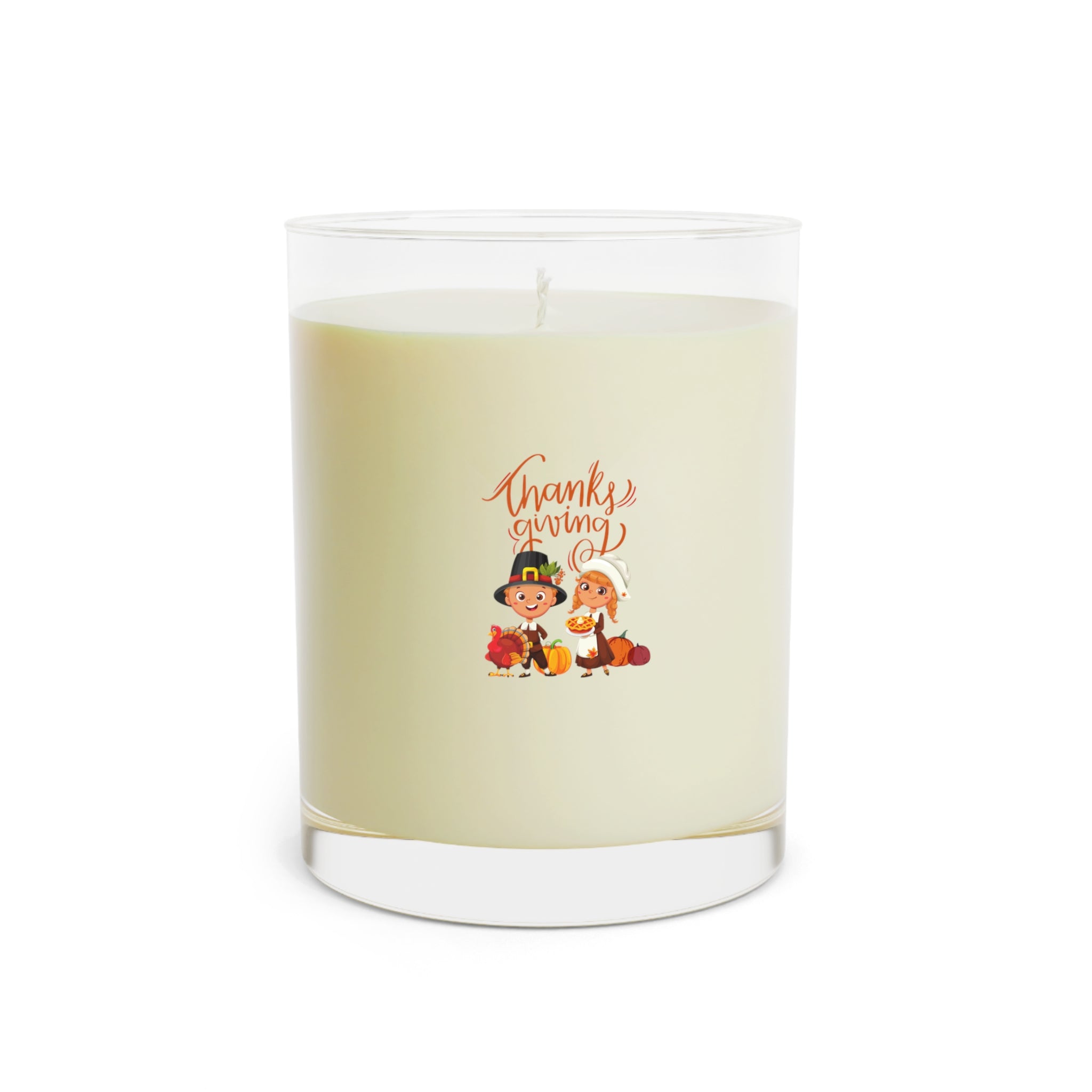 Happy Thanksgiving Scented Candle - Full Glass, 11oz