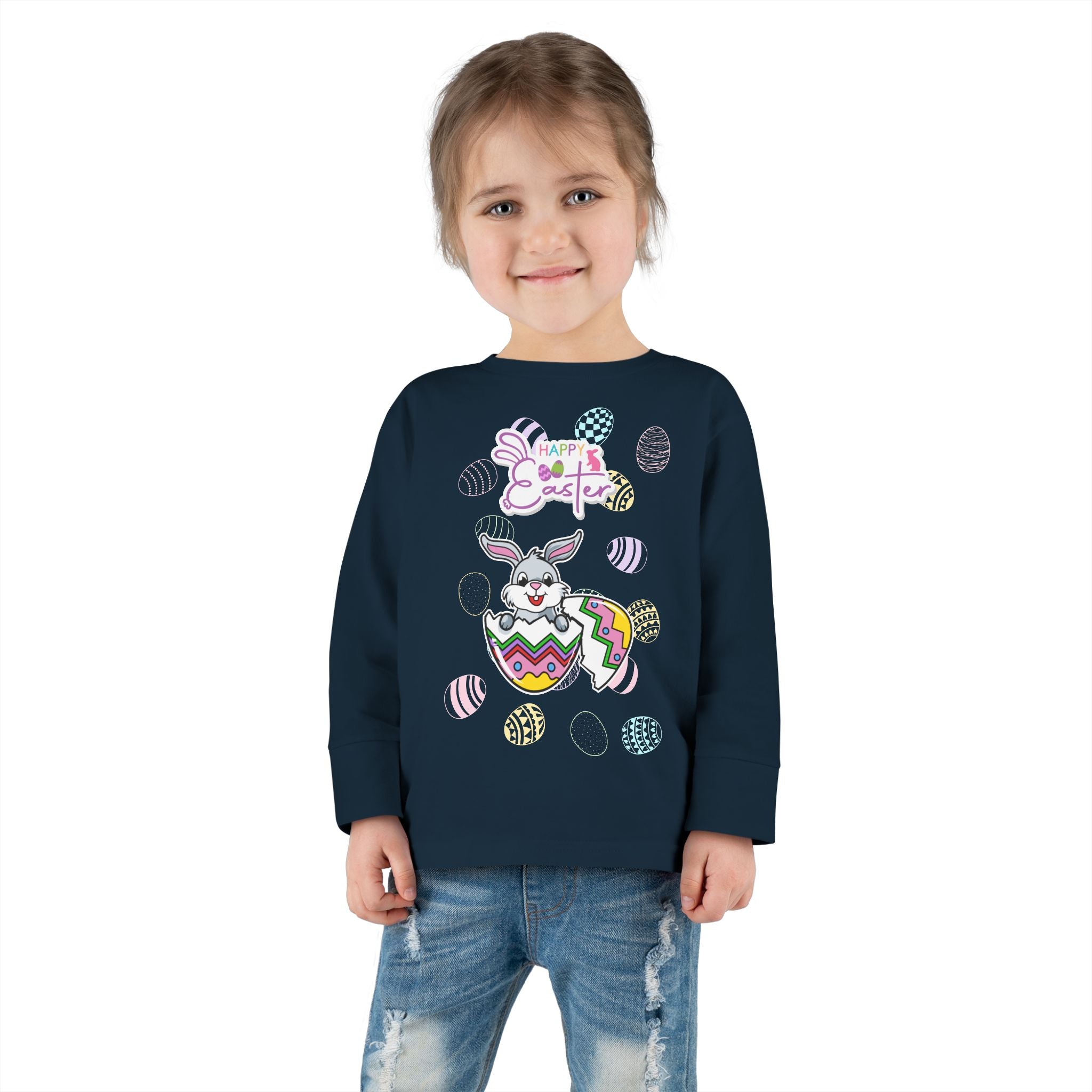 Easter Greetings Toddler Long Sleeve Tee