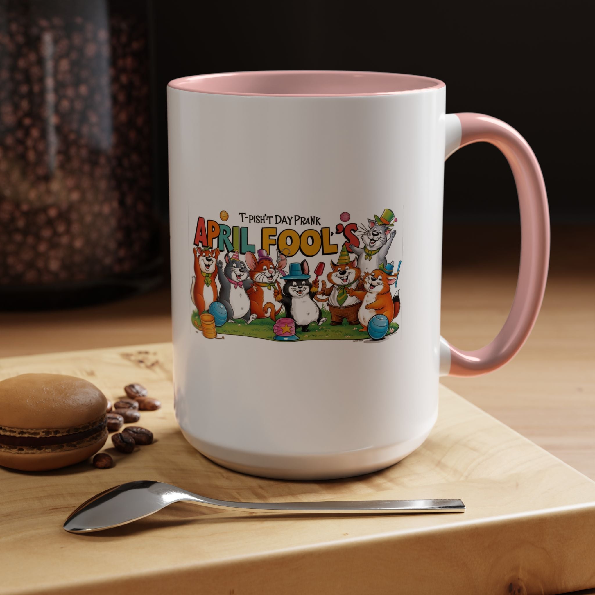 T-Pish'-T Day Prank Accent Coffee Mug
