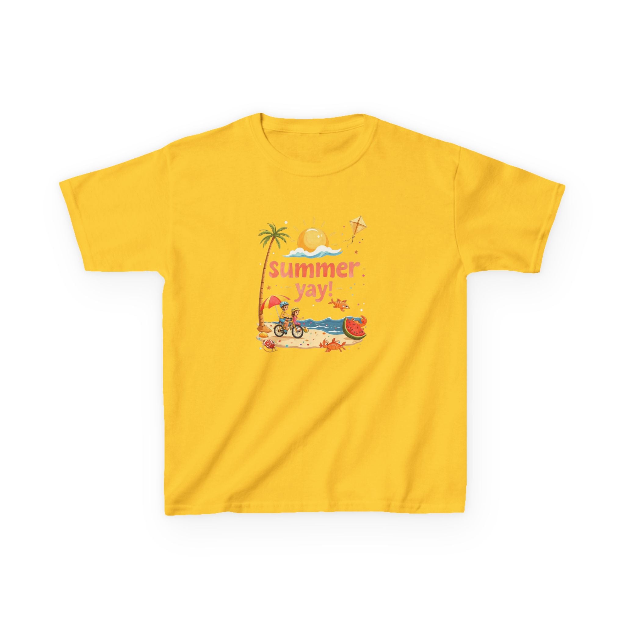Summer Yay! Tee Kid's Heavy Cotton