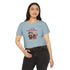 Happy 4th of July Teddy Bear Couple  Crop Top