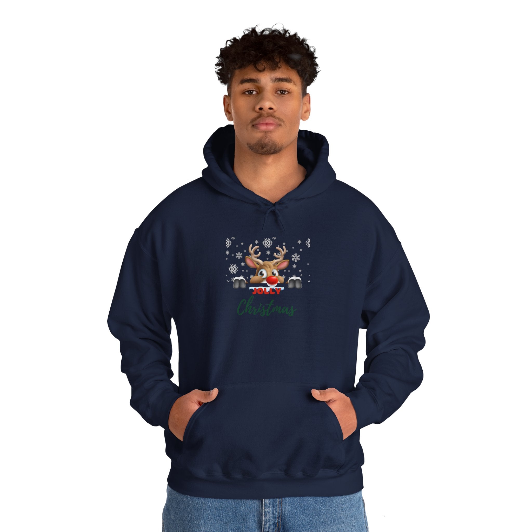 Jolly Christmas Unisex Heavy Blend™ Hooded Sweatshirt