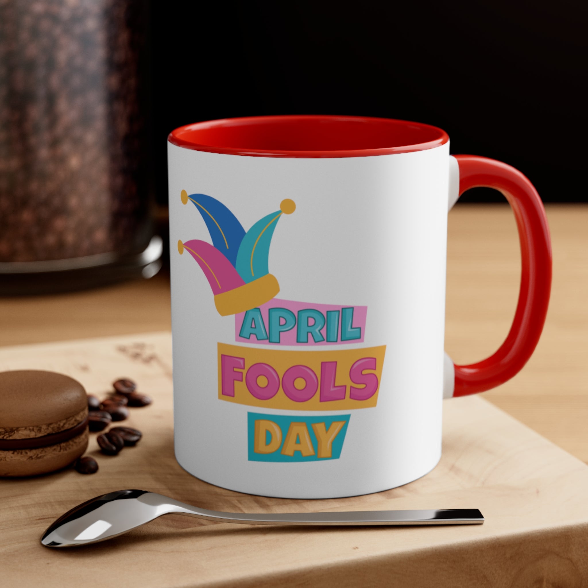 All Fool's Day Accent Coffee Mug, 11oz