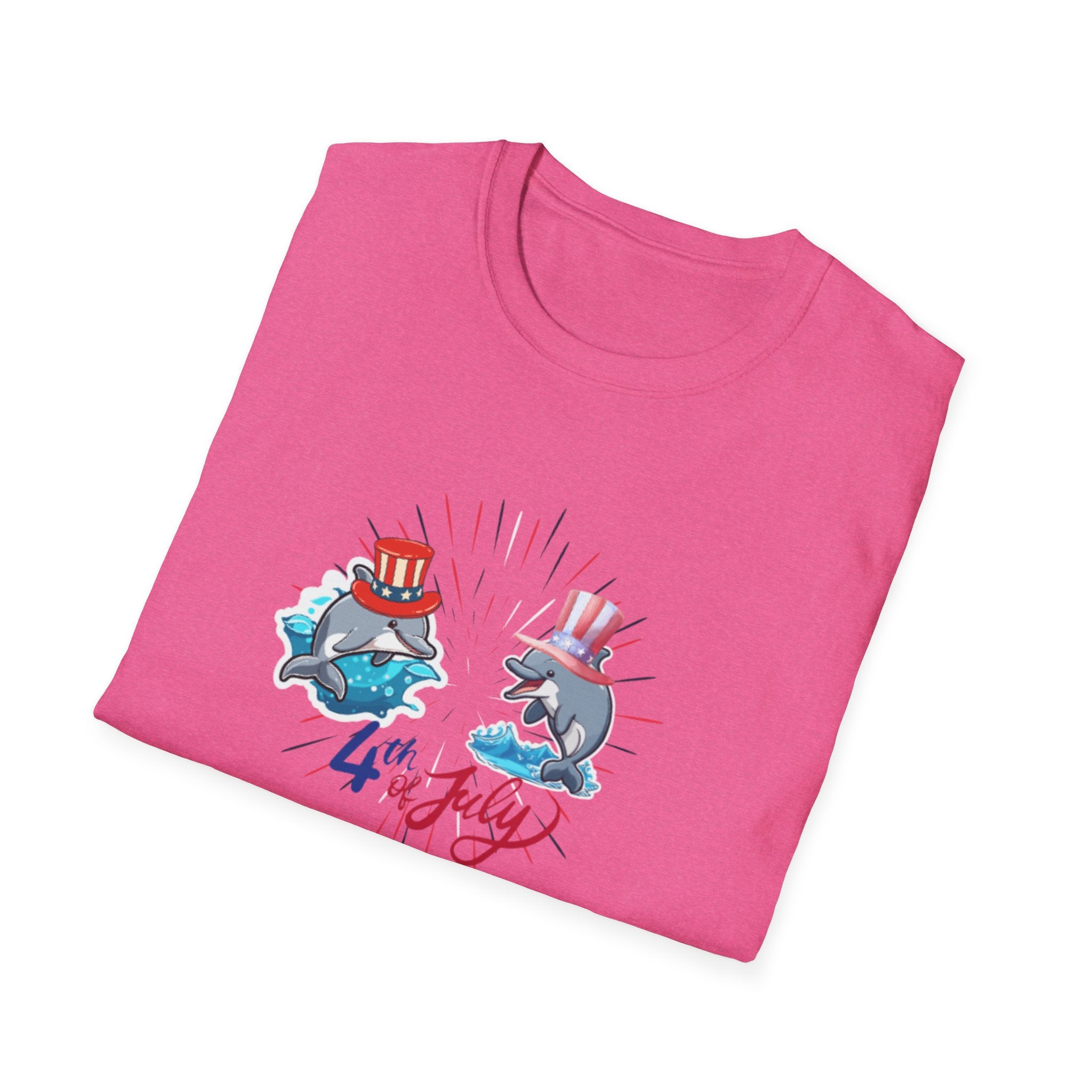 Splash 4th Of July Unisex Softstyle T-Shirt