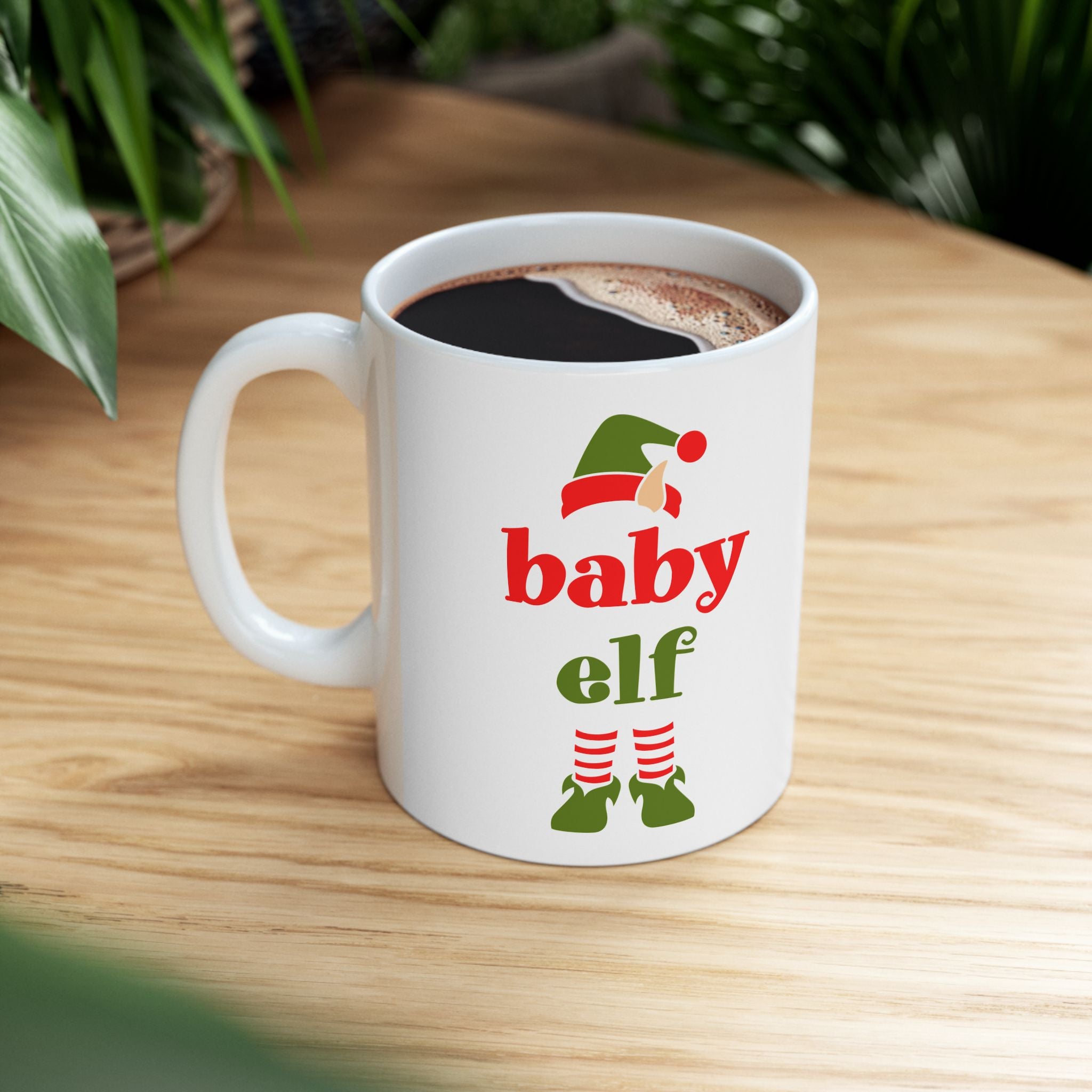 Baby Elf Ceramic Mug, (11oz, 15oz)