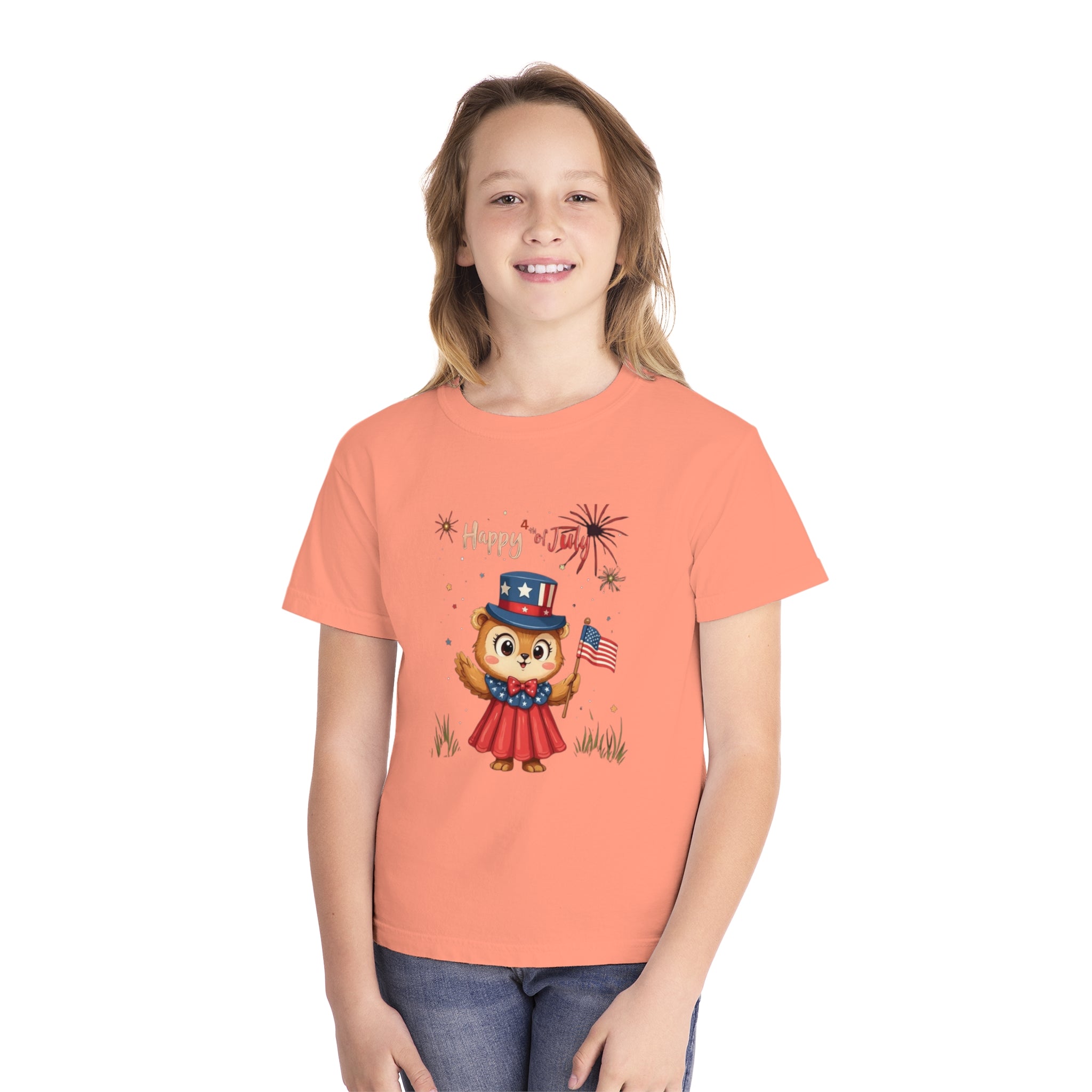 Happy Independence Day Youth Midweight Tee
