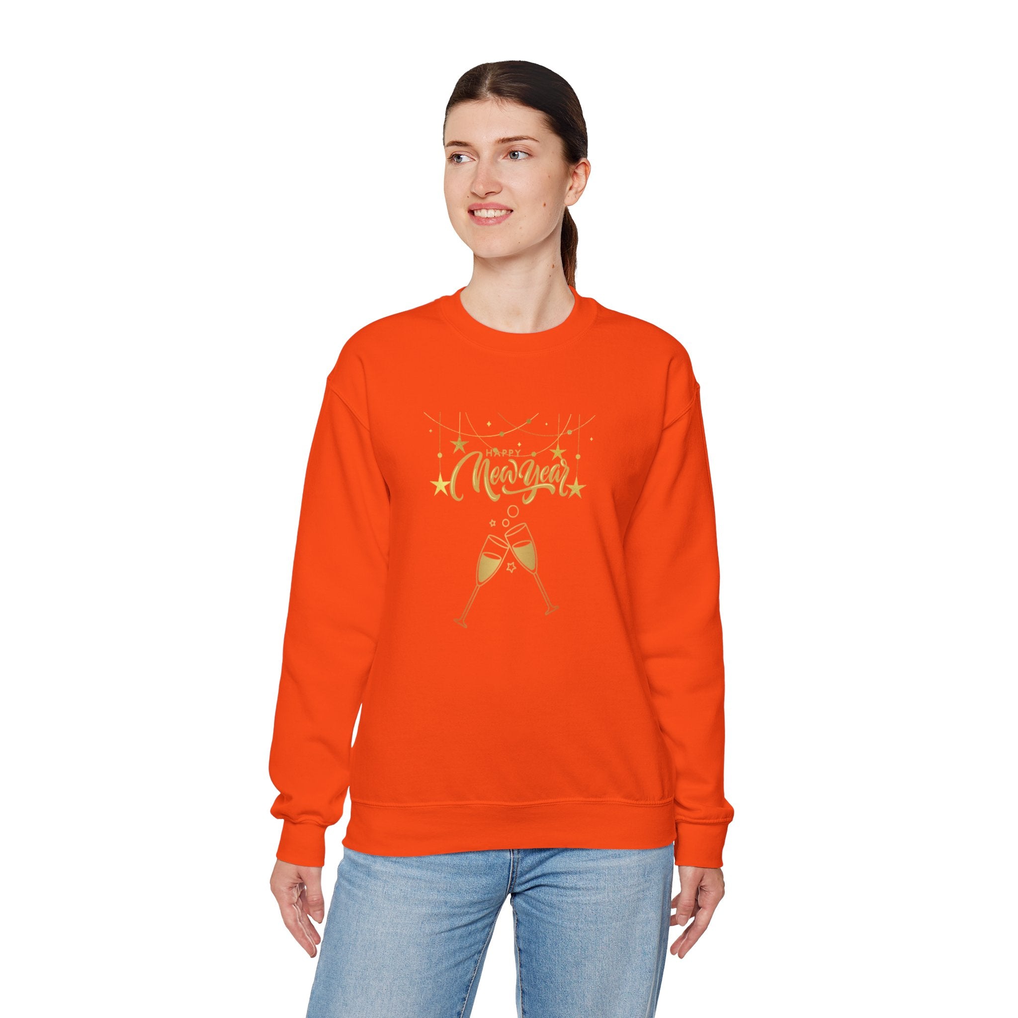 Happy New Year Unisex Heavy Blend™ Crewneck Sweatshirt