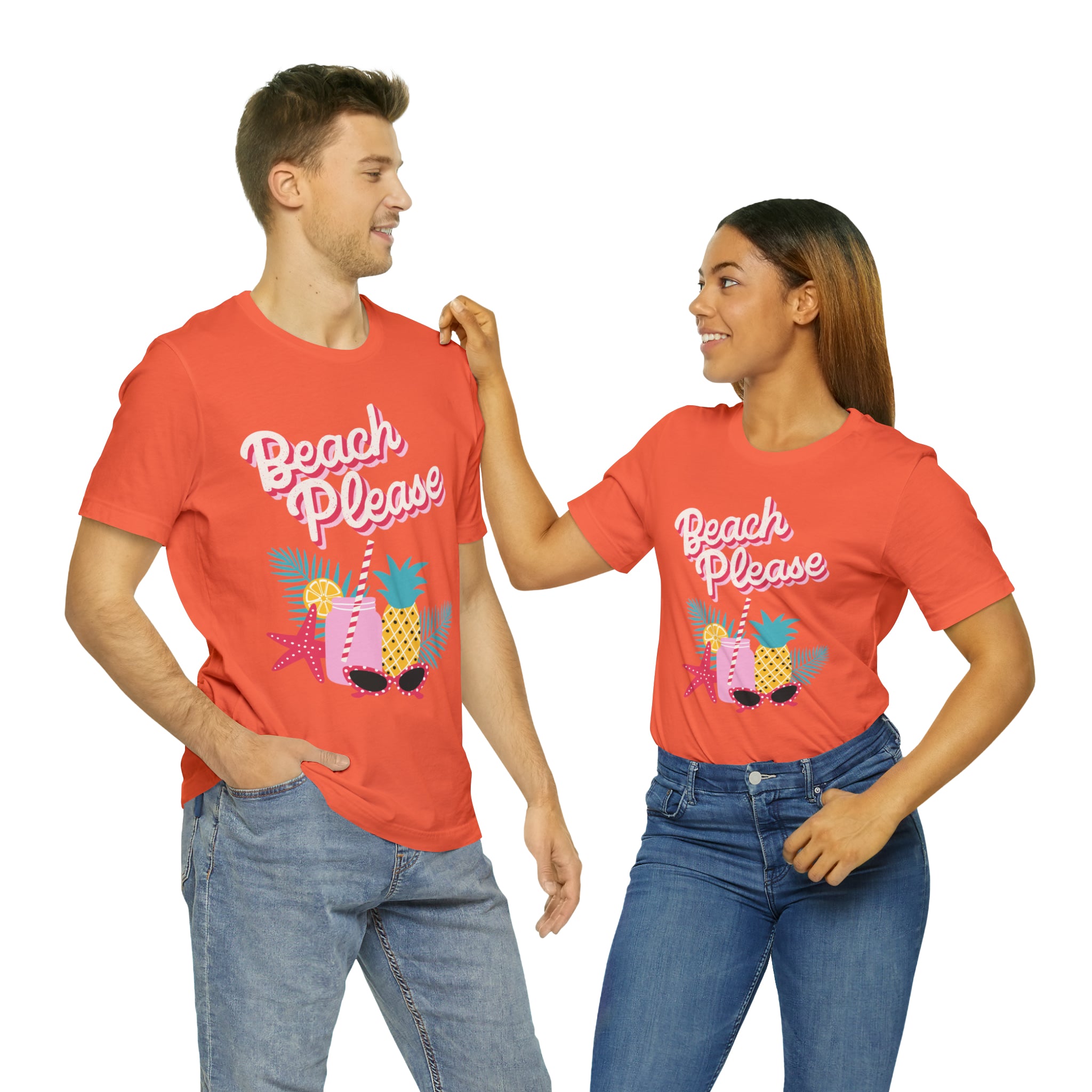 Beach Please Unisex Jersey Short Sleeve Tee