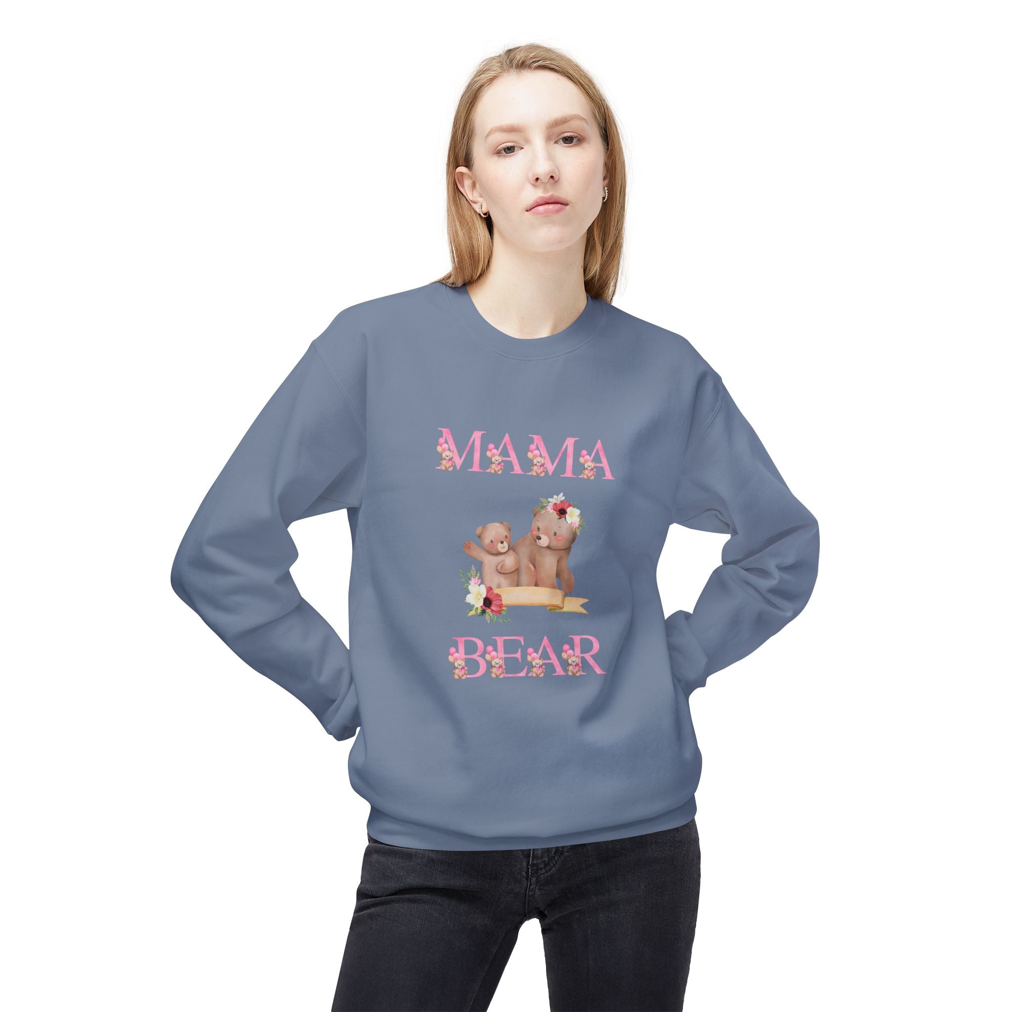 Mama Bear Crewneck Sweatshirt for Moms