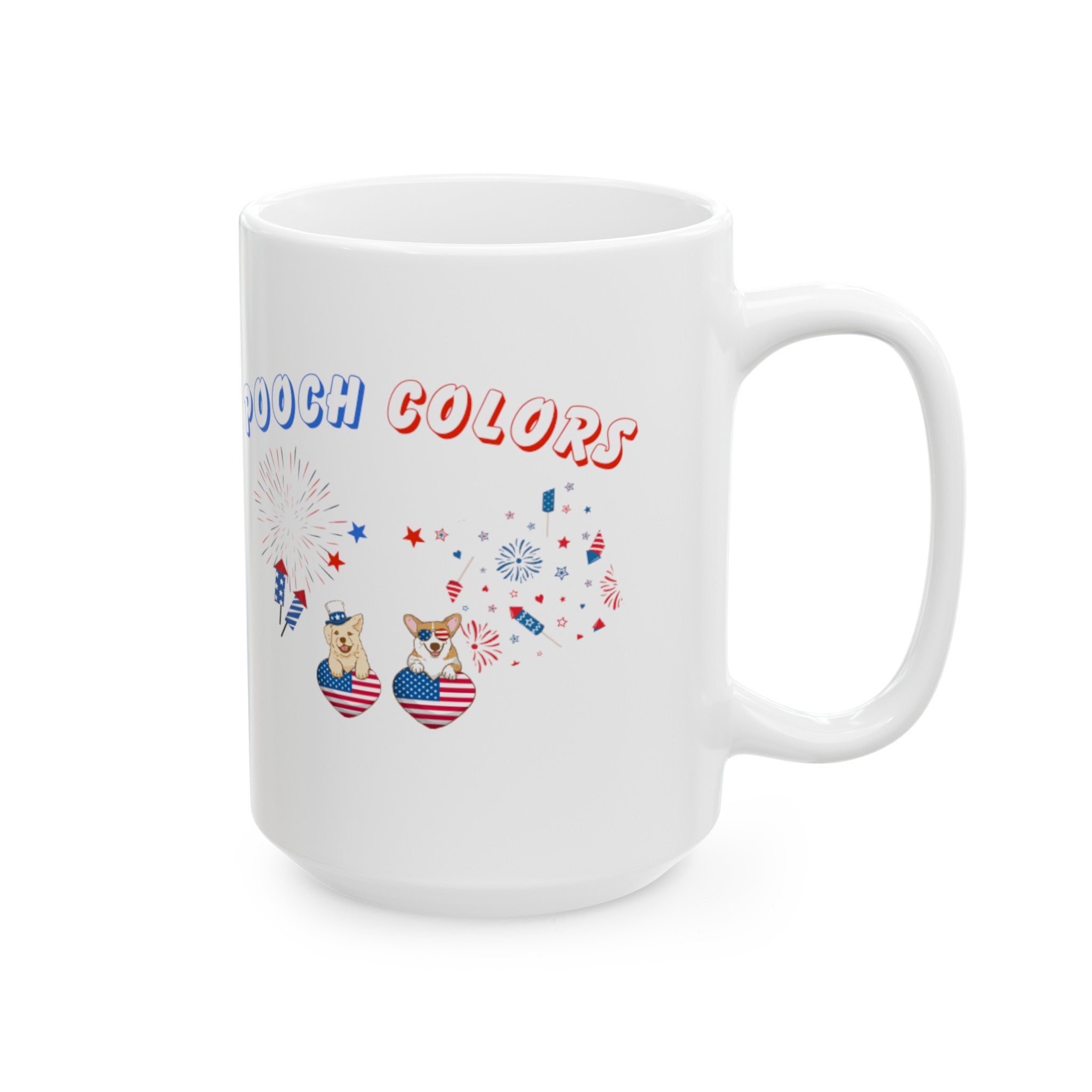 Pooch Colors Ceramic Mug, (11oz, 15oz)