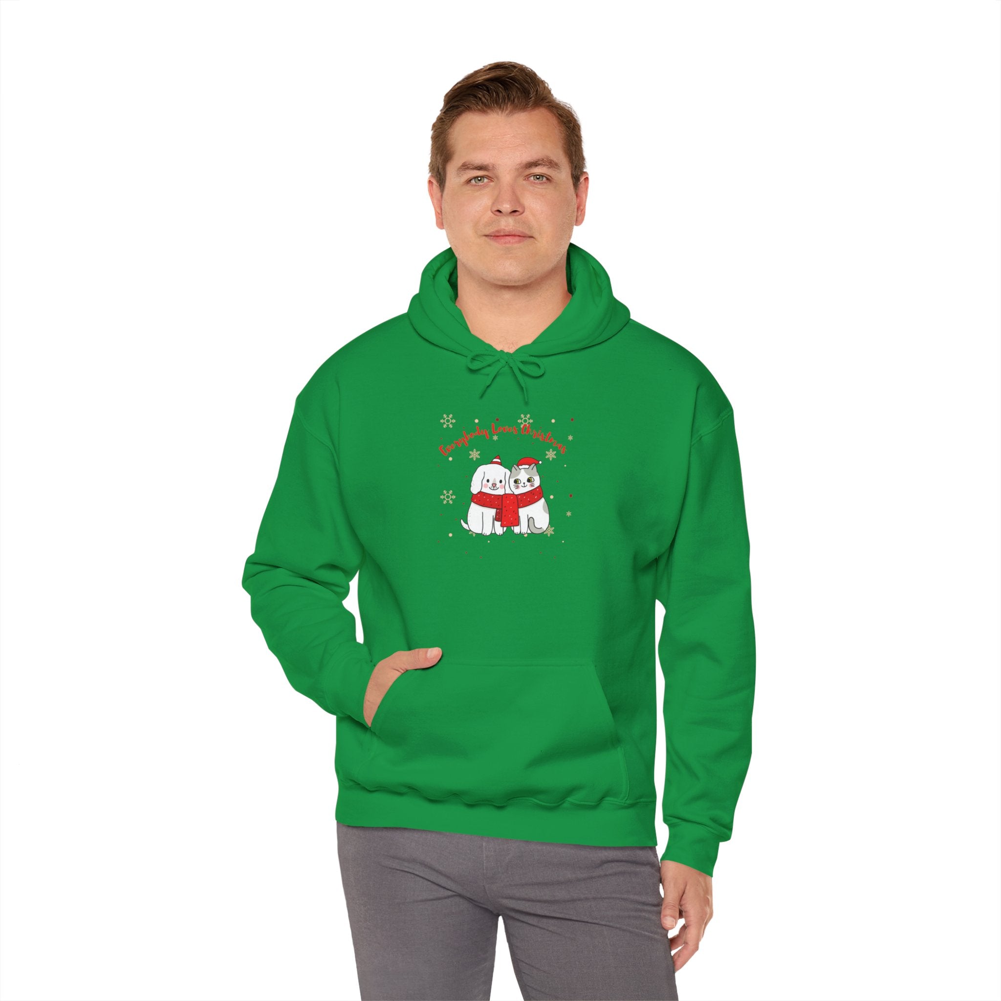 Everybody Loves Christmas Unisex Heavy Blend™ Hooded Sweatshirt