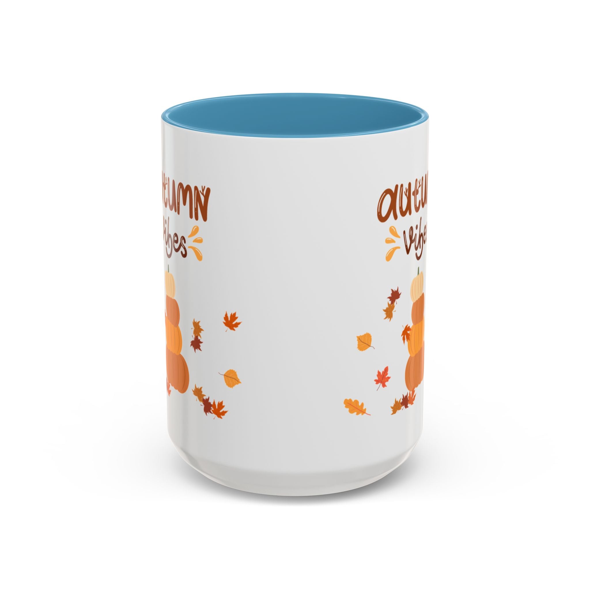 Autumn Vibes Accent Coffee Mug (11, 15oz)