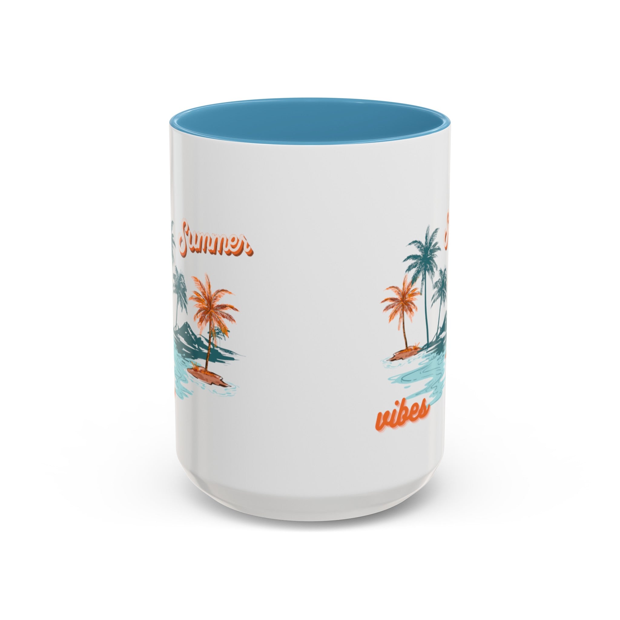 Summer Season Vibes Accent Coffee Mug (11, 15oz)