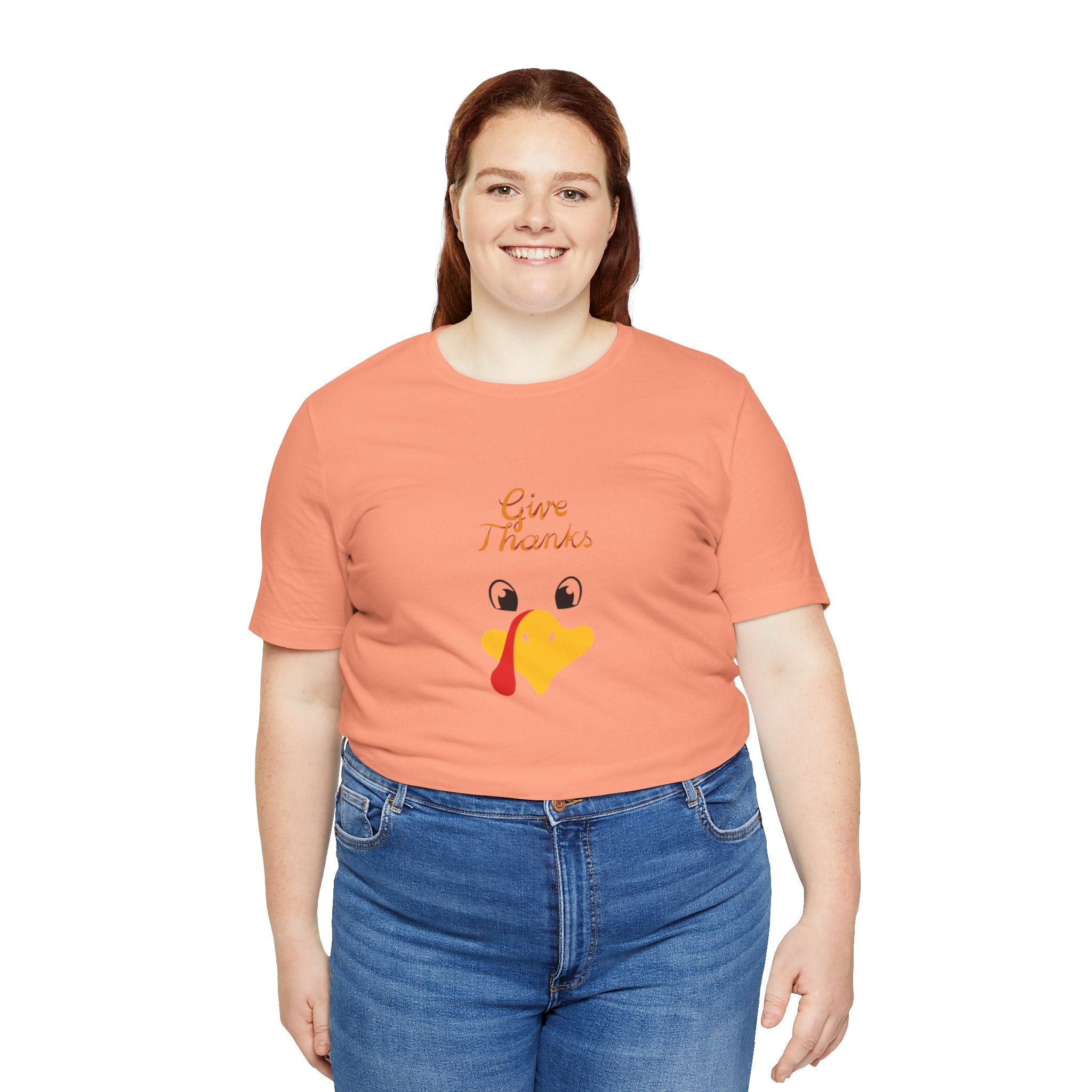 Give Thanks Unisex Jersey Short Sleeve Tee