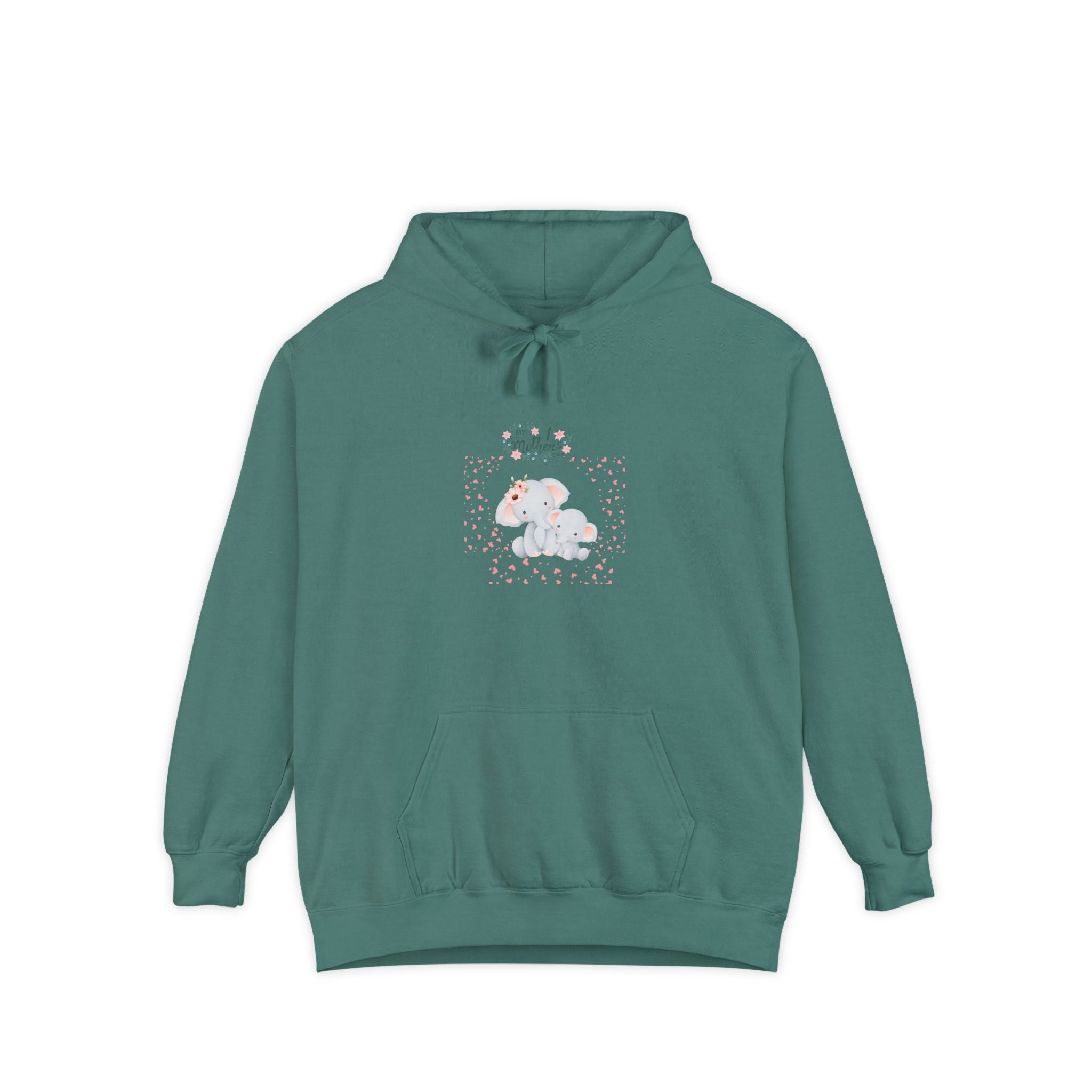 My 1st Mother's Day Unisex Hoodie - Garment-Dyed