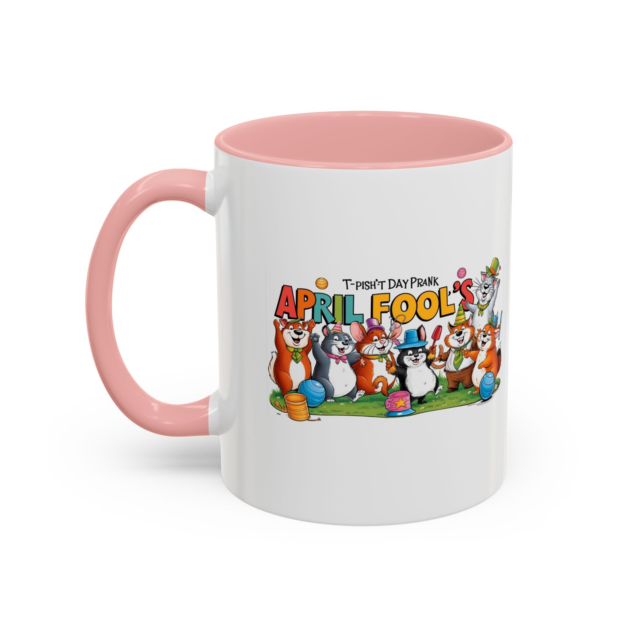 T-Pish'-T Day Prank Accent Coffee Mug