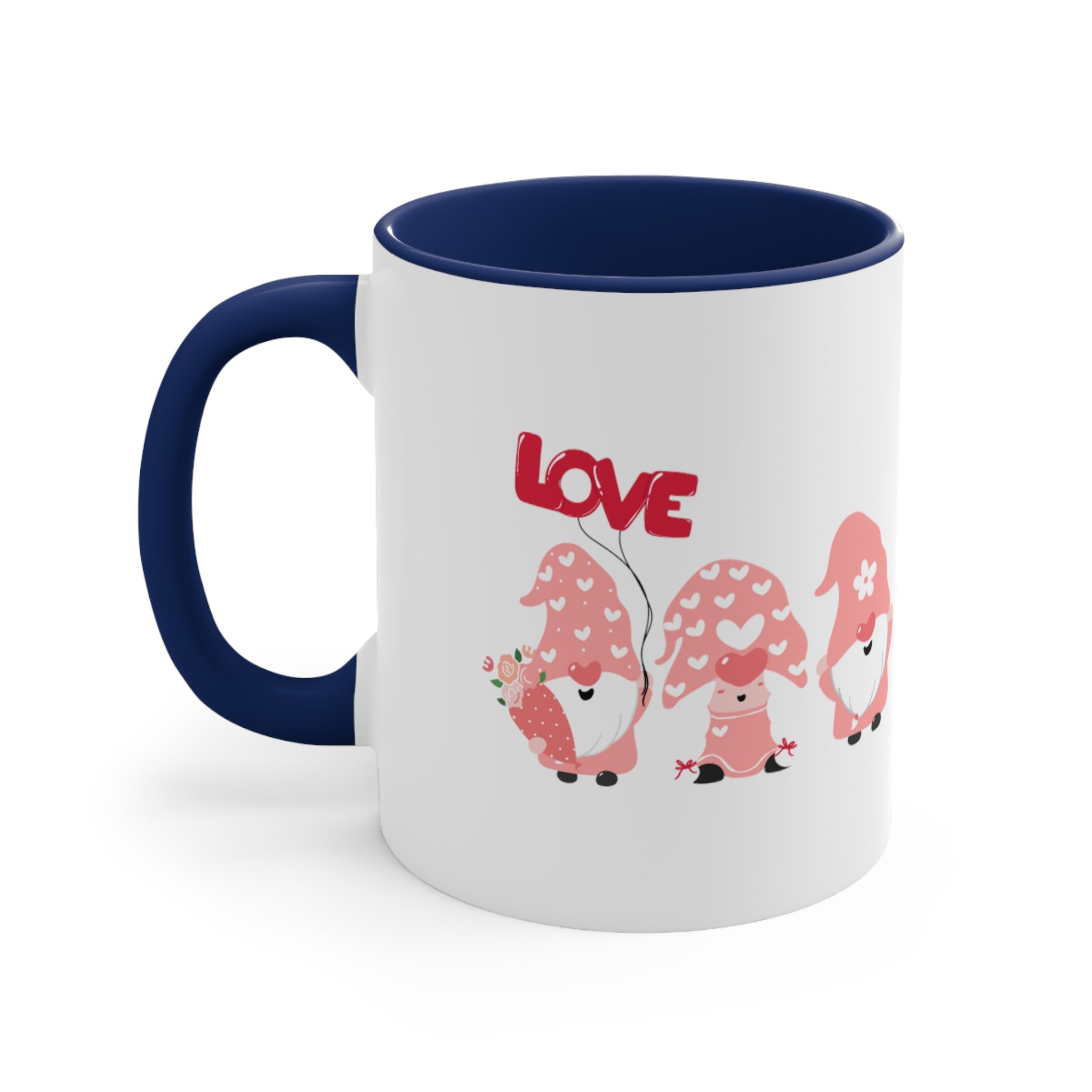Love Gnome Day Accent Coffee Mug, 11oz