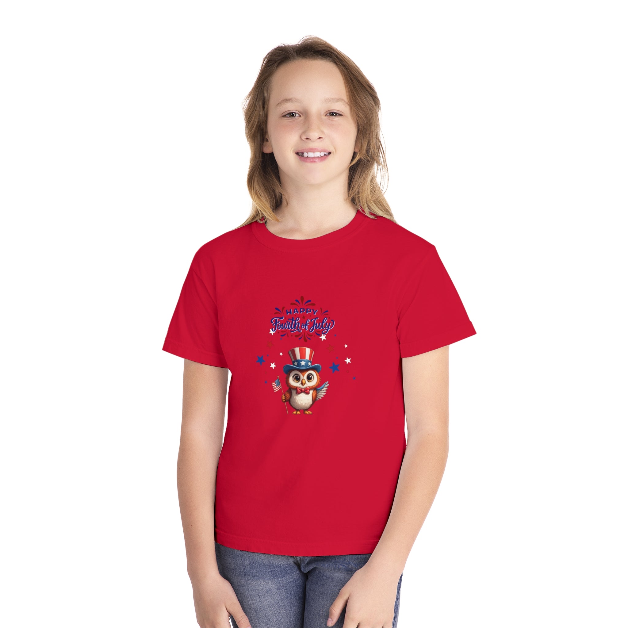 American Eagle Happy 4th of July Youth Midweight Tee