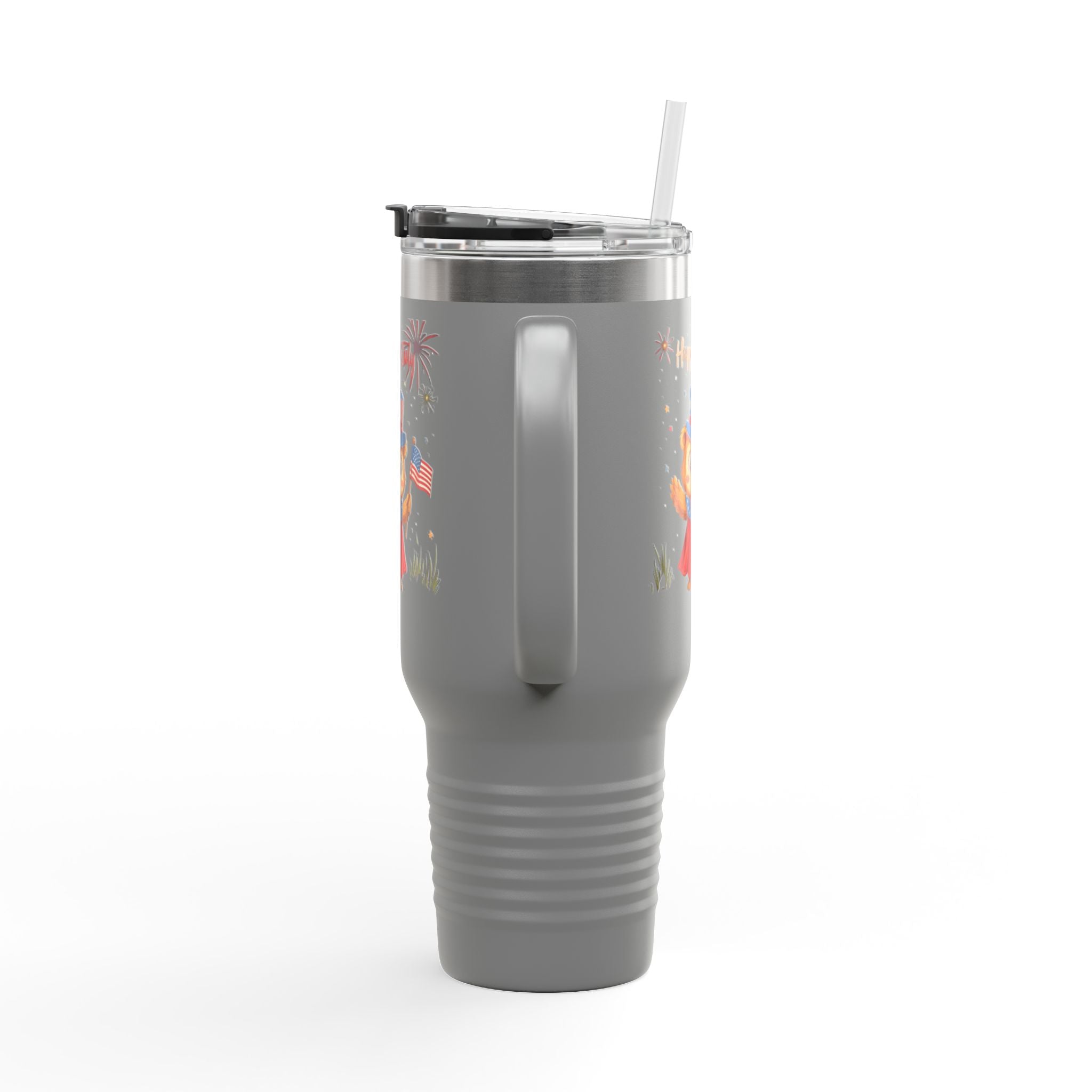 Happy Independence Day  Insulated Travel Mug, 40oz