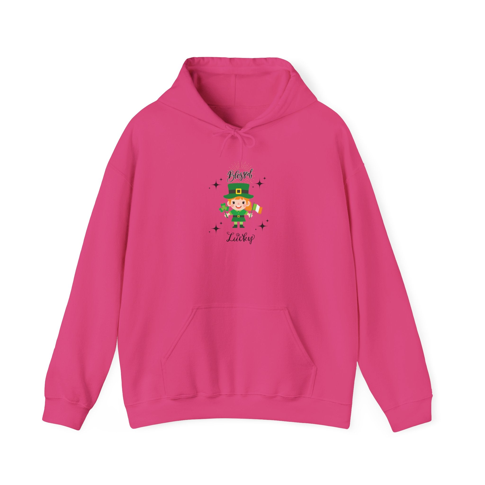 Blessed & Lucky Lucky  Unisex Hoodie - St. Patrick's Day Sweatshirt
