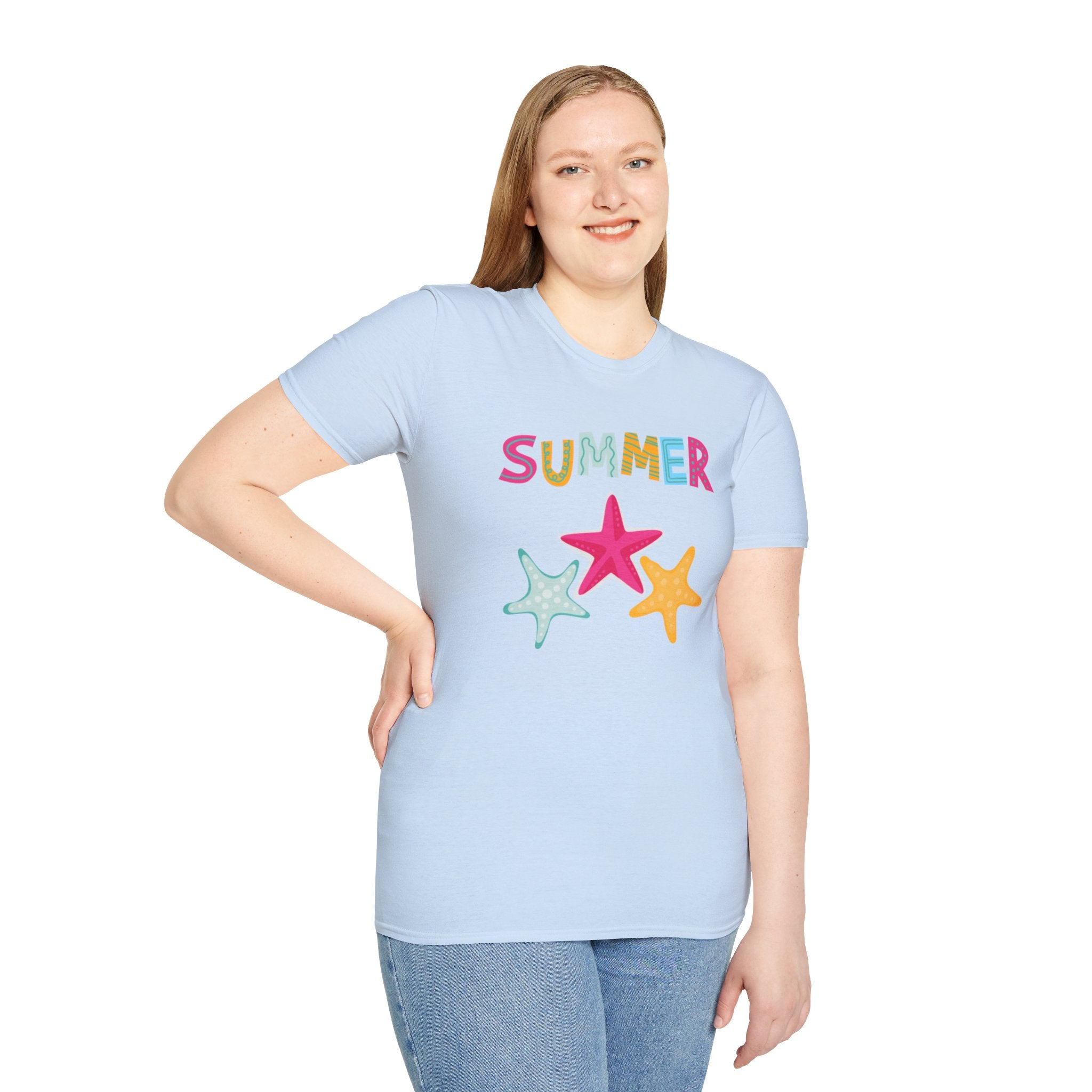 Summer Starfish Unisex Softstyle T-Shirt